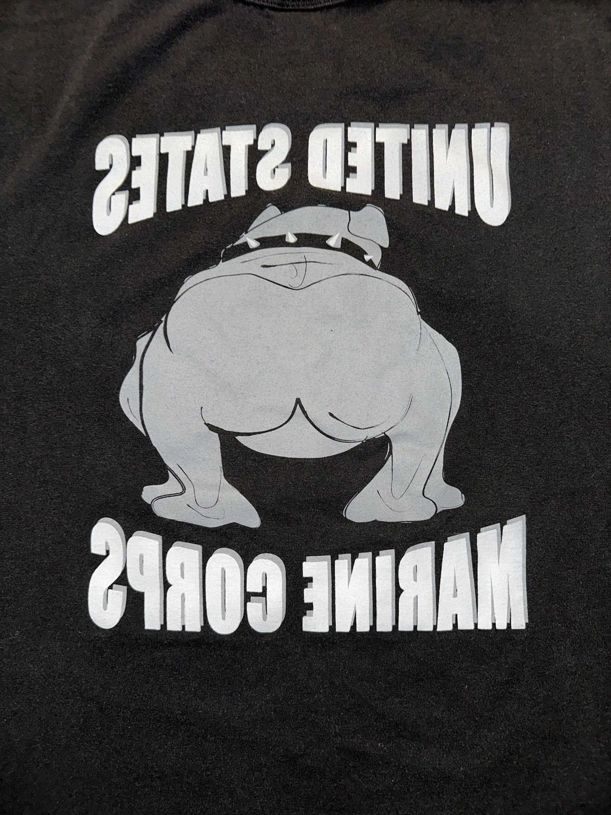 Vintage Single Stitch Vtg USMC Marine Corps Black Devil Dogs Tee Size US XXL / EU 58 / 5 - 7 Thumbnail