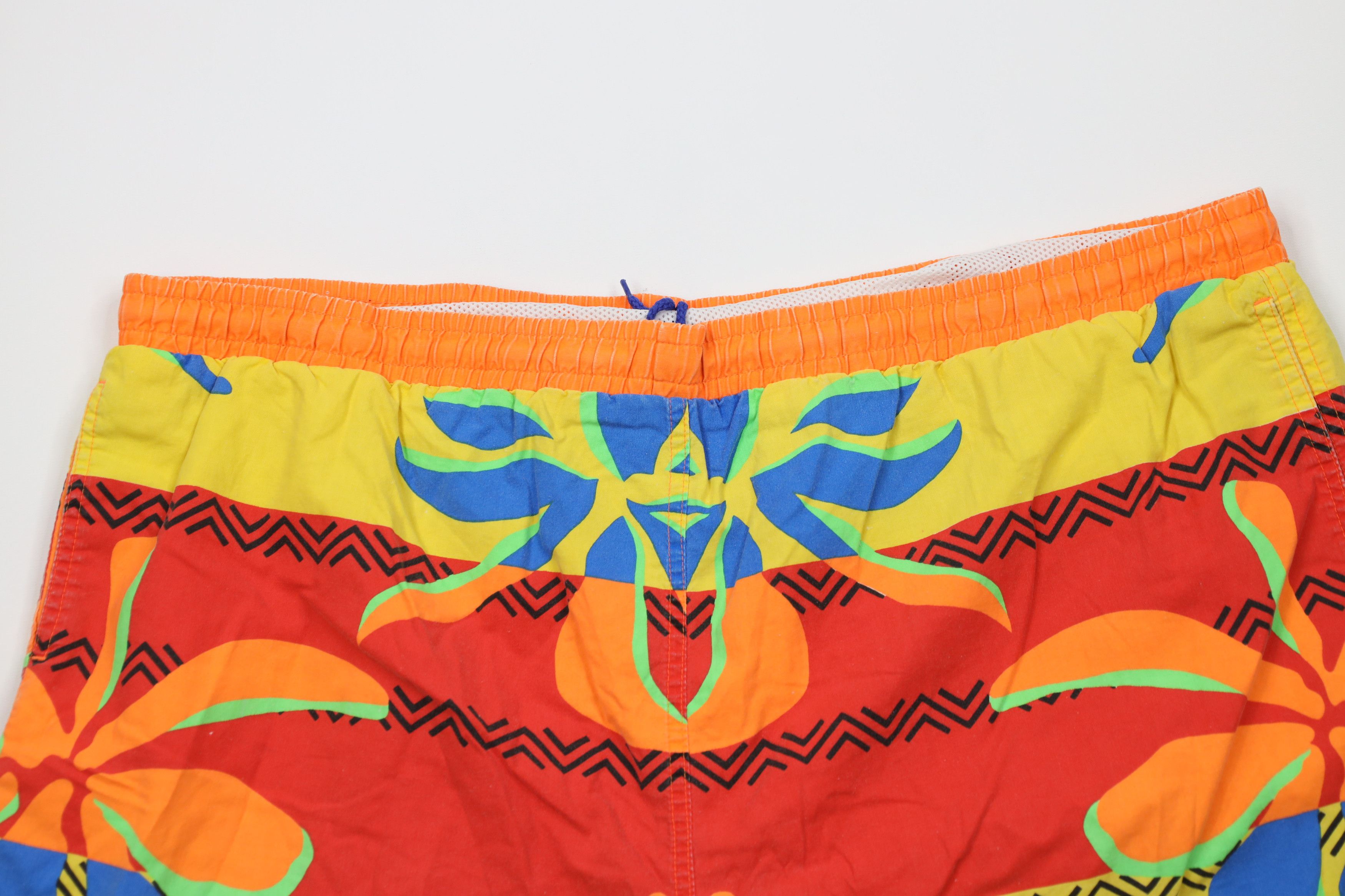 Ocean Pacific Vintage 90s Ocean Pacific Kahlina Abstract Surf Shorts Size US 38 / EU 54 - 2 Thumbnail