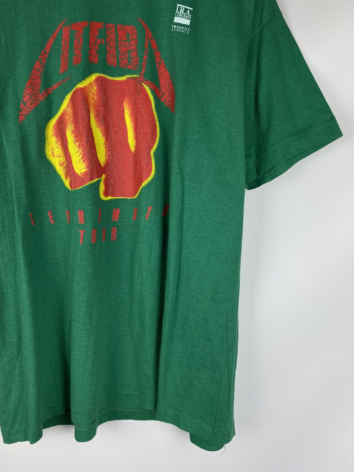 Band Tees × Vintage Vintage 90s Litfiba Terremoto tour band t shirt size Xl Size US XL / EU 56 / 4 - 6 Thumbnail