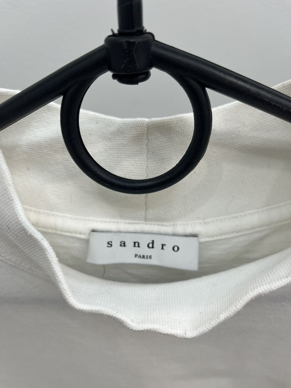 Sandro Sandro High Neck Long Sleeve Tee T-Shirt Size US M / EU 48-50 / 2 - 3 Thumbnail