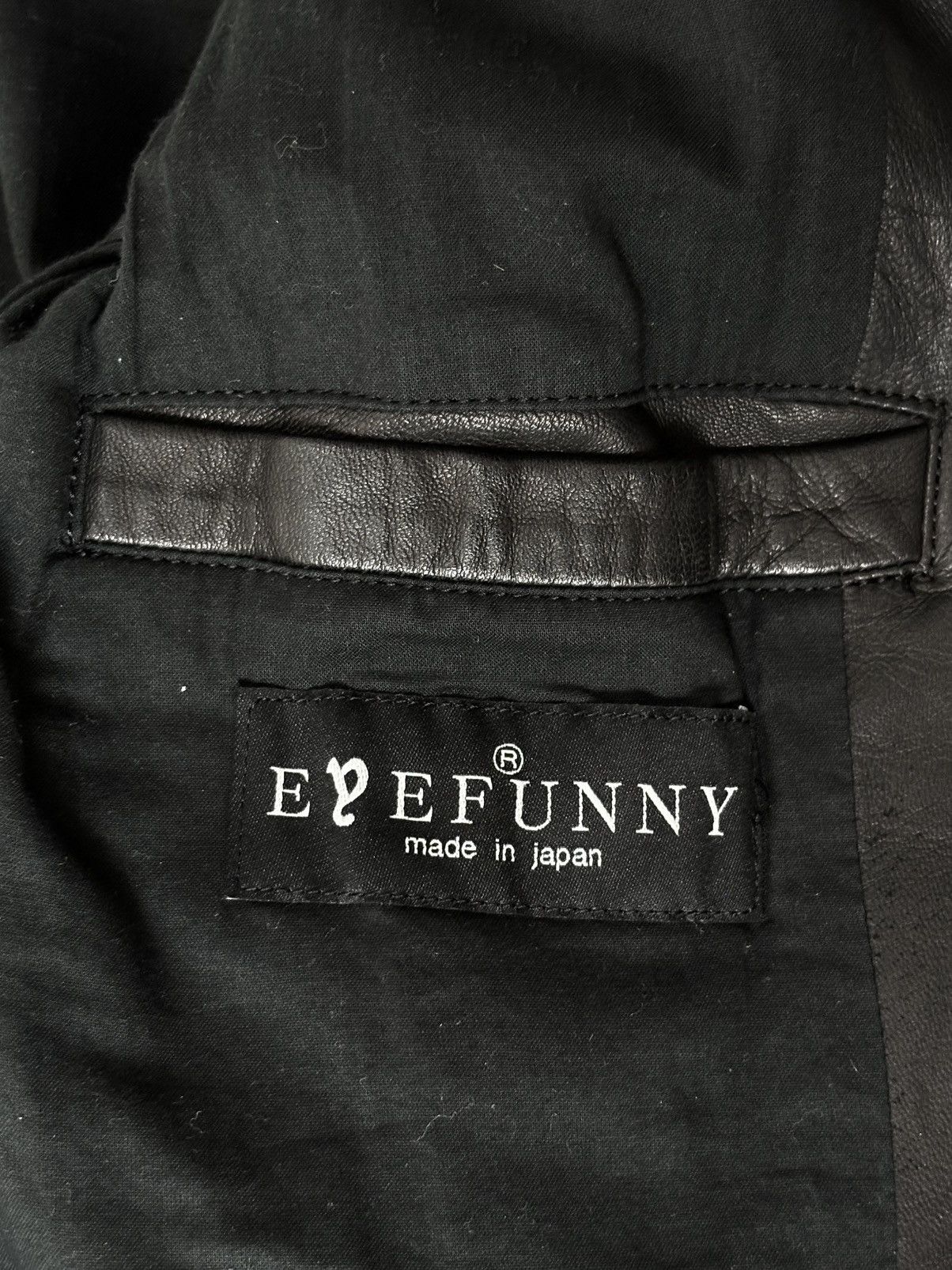 Japanese Brand Eyefunny Lambskin Leather Jacket Size US M / EU 48-50 / 2 - 9 Thumbnail
