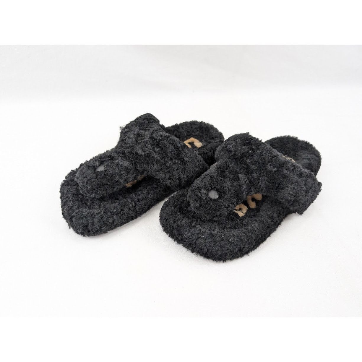 Loewe o1rshd1 Furry Sandals in Black Size US 6 / IT 36 - 16 Thumbnail