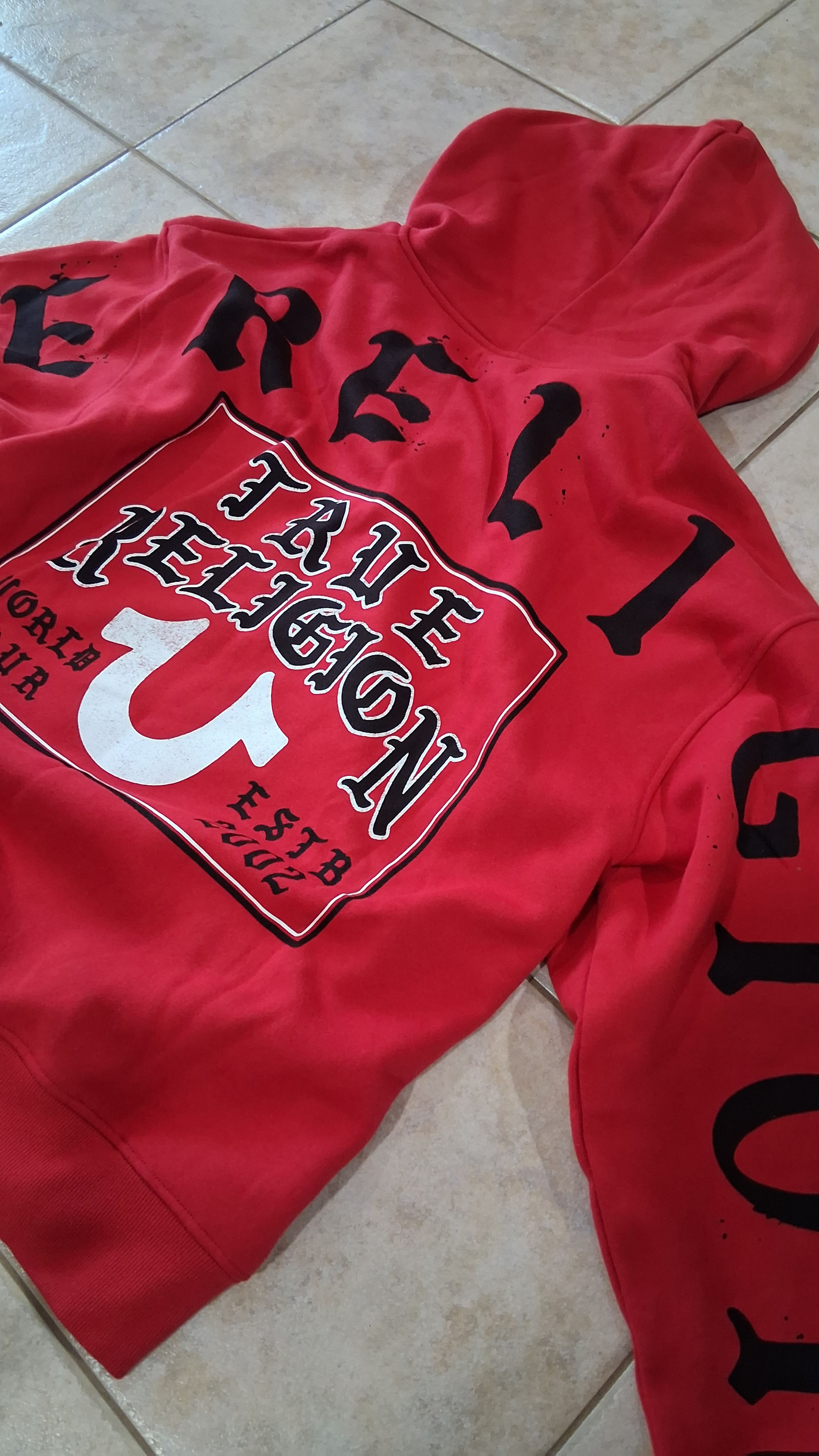 True Religion True Religion Red Zip Up Hoodie Size US L / EU 52-54 / 3 - 2 Thumbnail