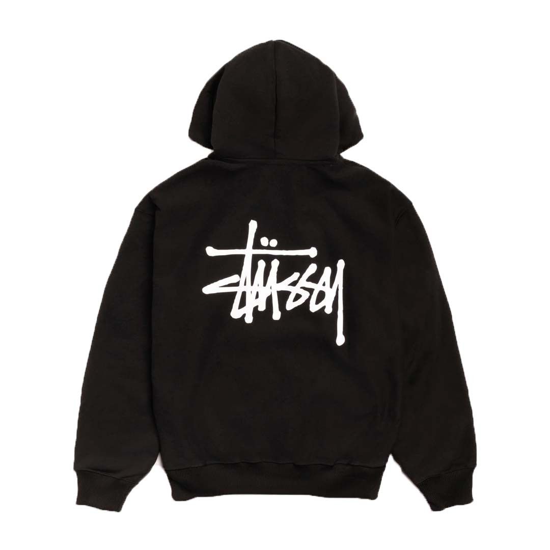 Stussy Basic Hoodie Black Size US L / EU 52-54 / 3 - 1 Thumbnail
