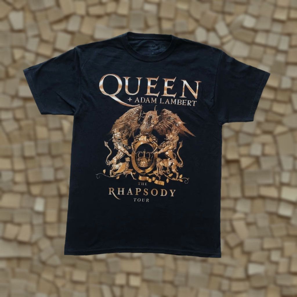 Fruit Of The Loom VINTAGE QUEEN FRUIT OF THE LOOM THE RHAPSODY TOUR Y2K 90s ROCK MEN BLACK T SHIRT SZ M Size US M / EU 48-50 / 2 - 1 Thumbnail