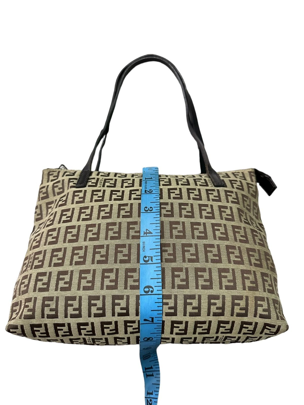 Fendi AUTHENTIC VINTAGE FENDI ZUCCHINO TOTE BAG Size ONE SIZE - 13 Thumbnail