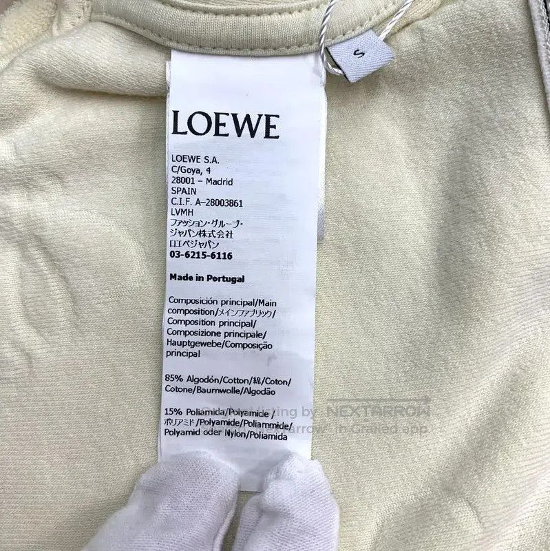 Loewe LOEWE Beige Cotton Women's T-Shirt . Size S / US 4 / IT 40 - 7 Thumbnail