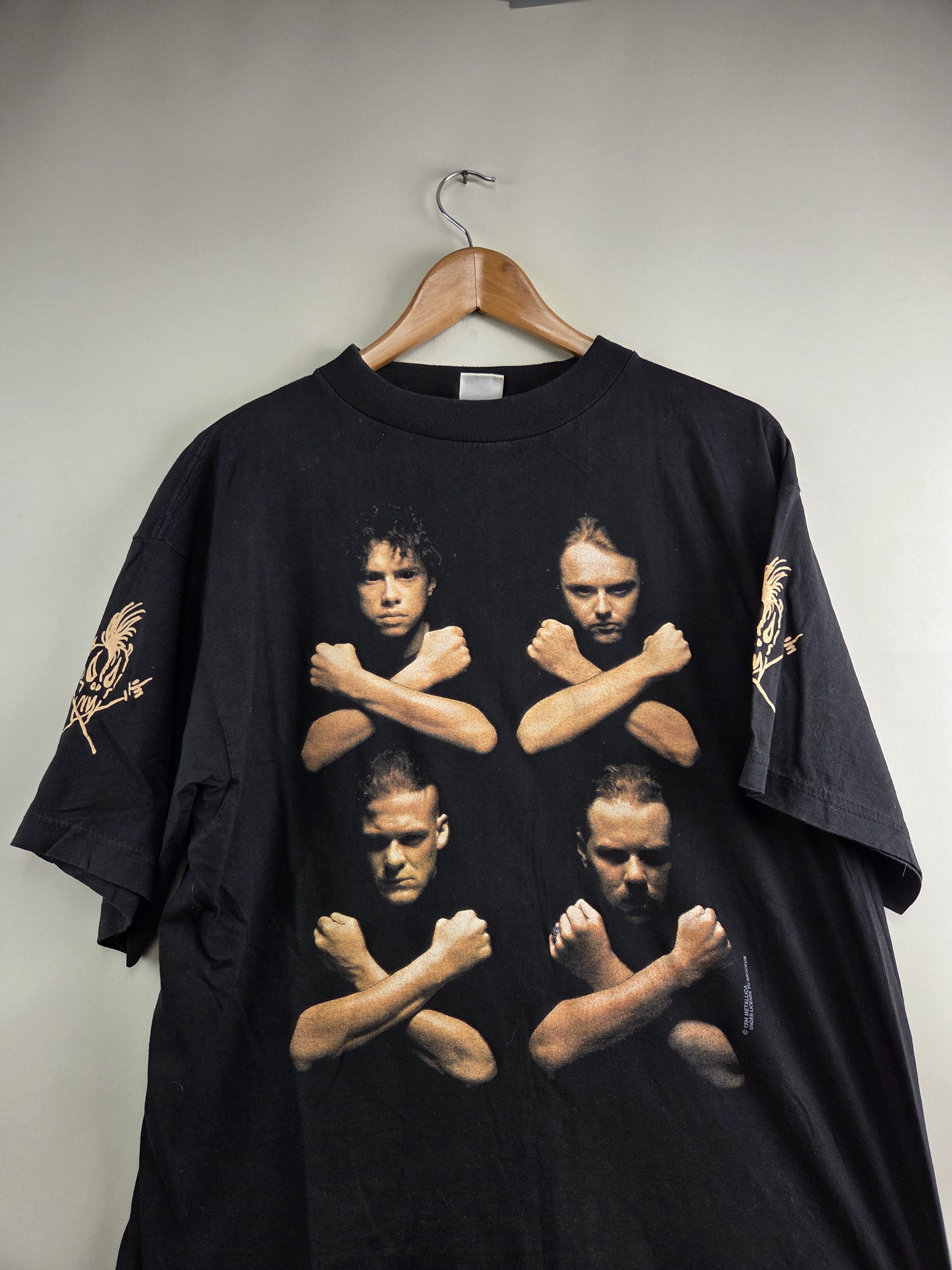Band Tees × Metallica × Vintage 1994 Metallica Birth school death XL 22.5" 28" Size US XL / EU 56 / 4 - 2 Thumbnail