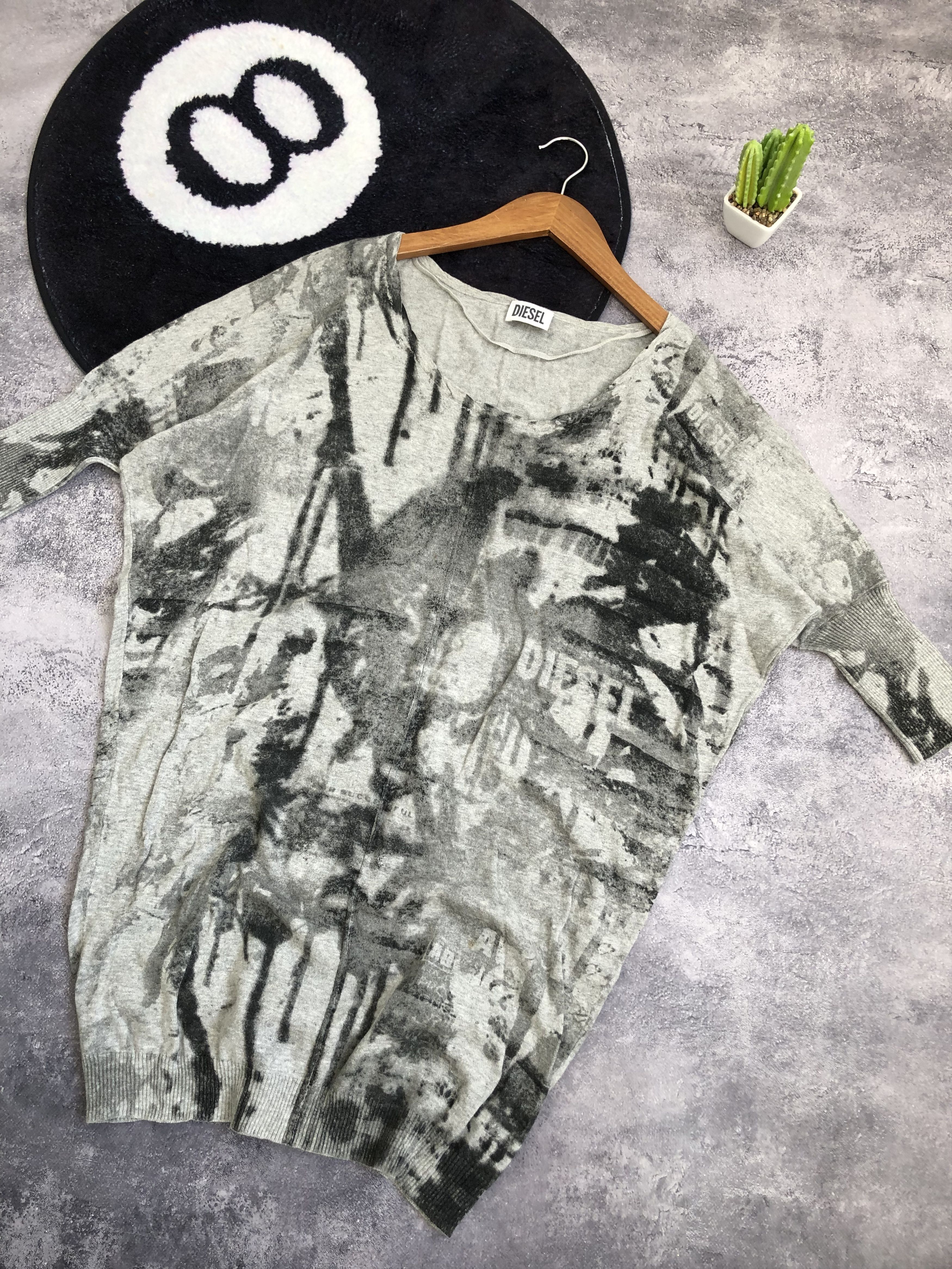 Diesel DIESEL Avantgarde Y2k Goth Streetwear Mini Logo Dress Size S / US 4 / IT 40 - 2 Thumbnail