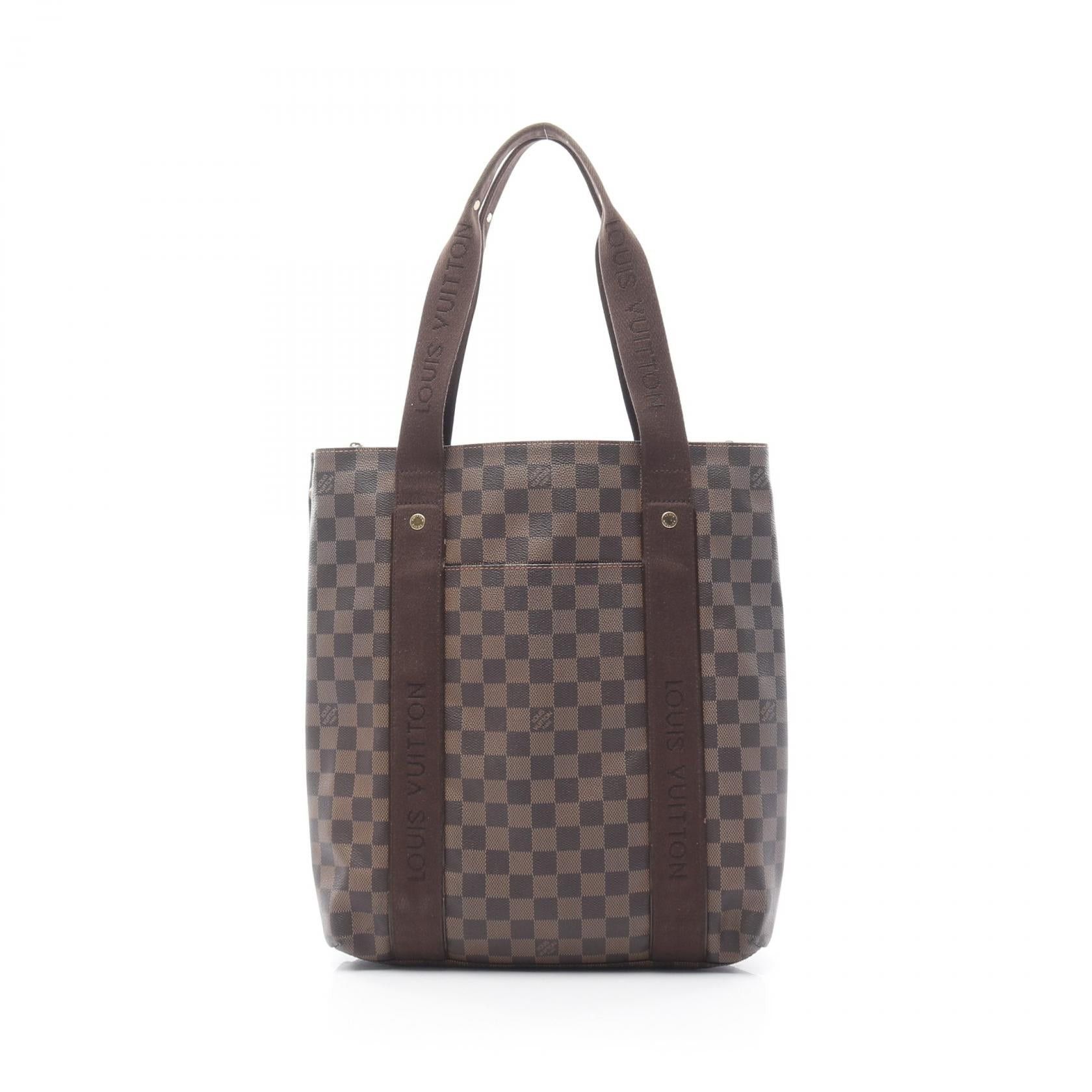 Louis Vuitton Louis Vuitton Hippopotamus Bobourg Damier Ebene Shoulder Bag Tote Leather Brown Size ONE SIZE - 1 Thumbnail