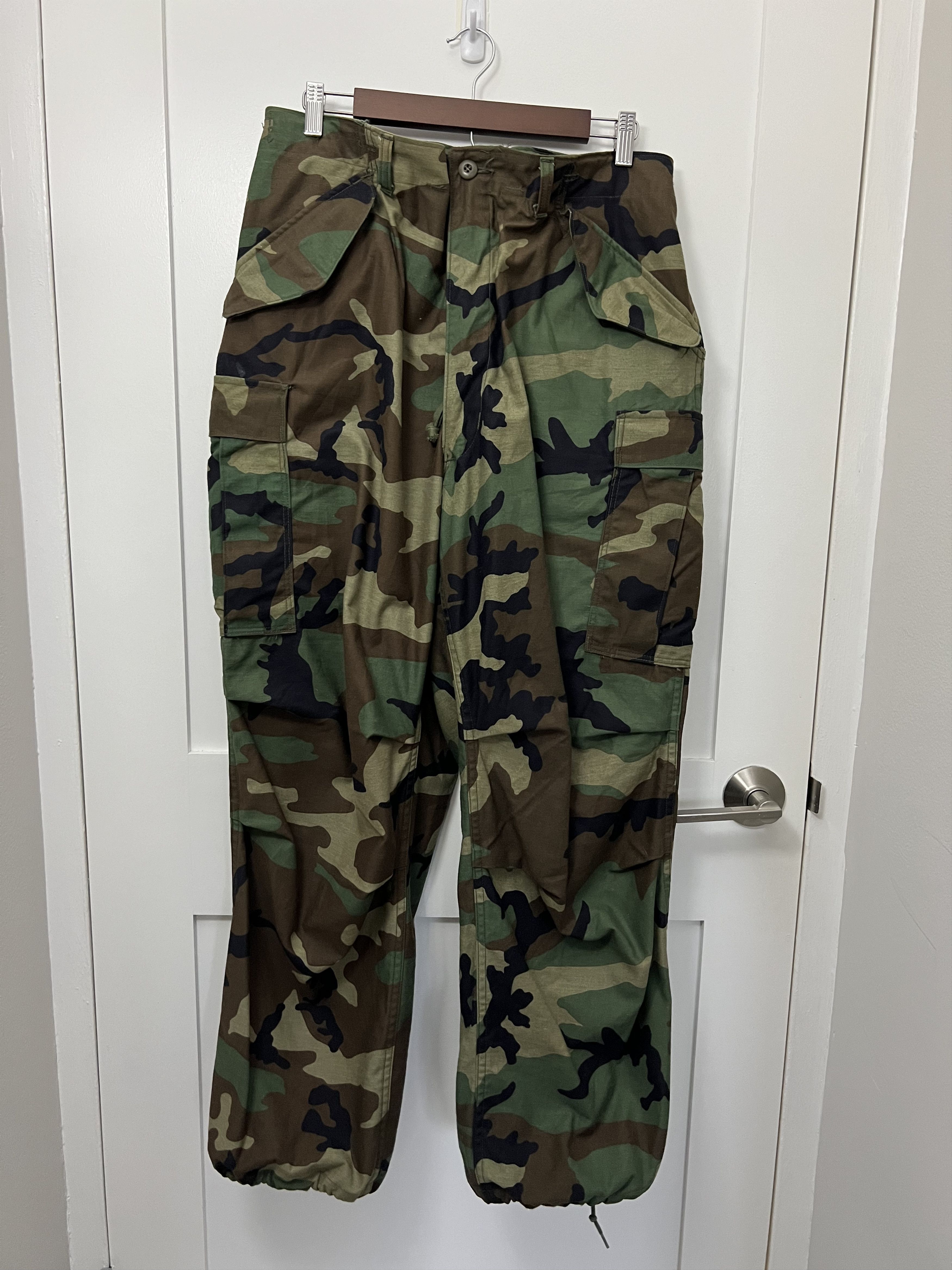 Vintage trousers army M65camo pants