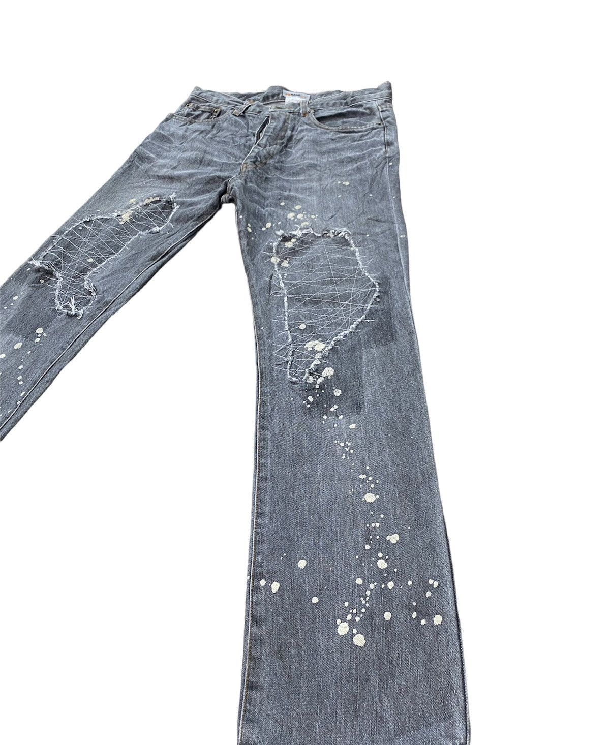 Japanese Brand JAPANESE BRAND DISTRESS PAINTED SPLASH DESIGN BY GAME Size US 30 / EU 46 - 3 Thumbnail