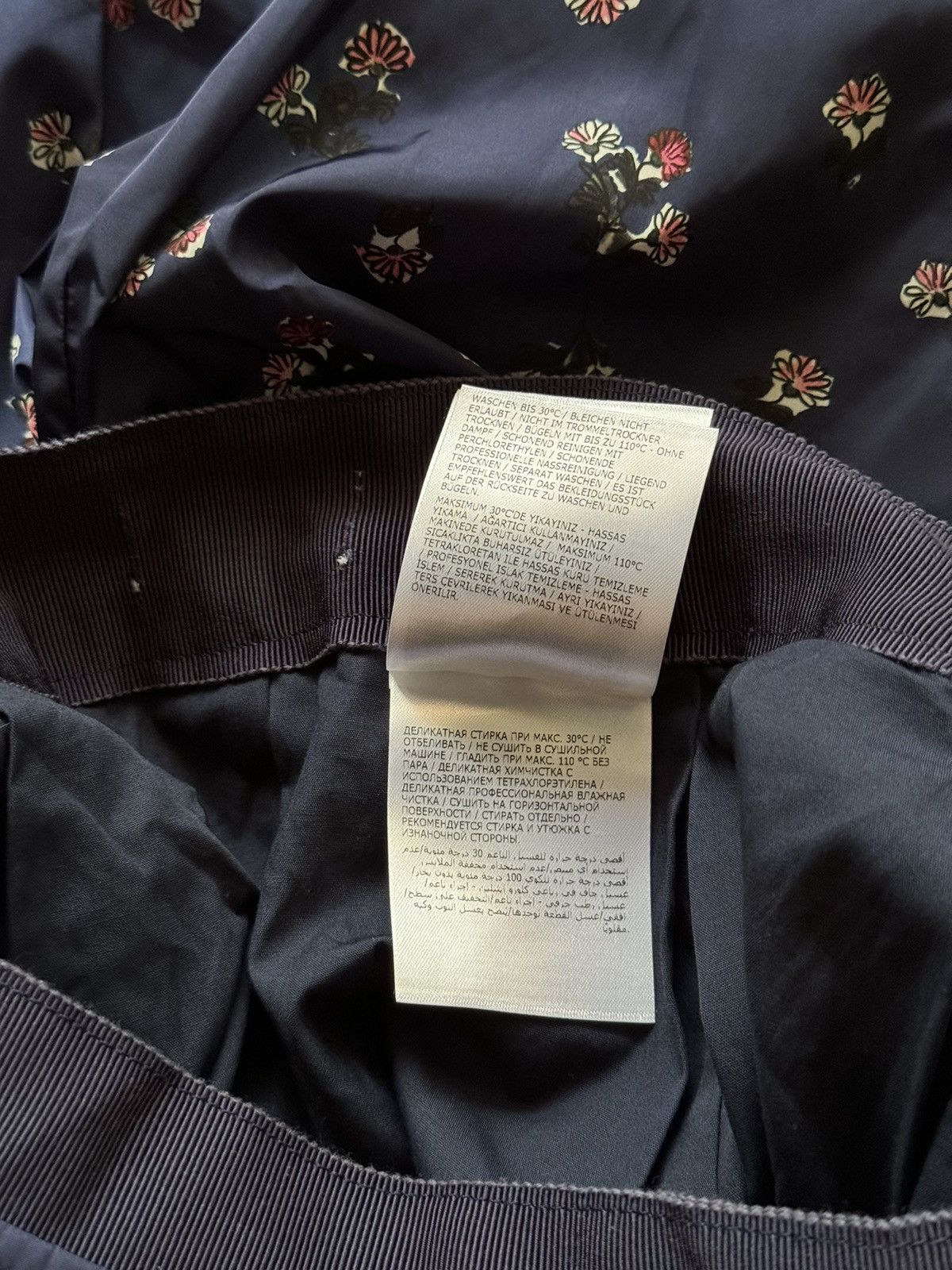 Designer × Moncler × Moncler Grenoble Moncler nylon floral pattern midi skirt Size 25" / US 0 / IT 36 - 10 Thumbnail