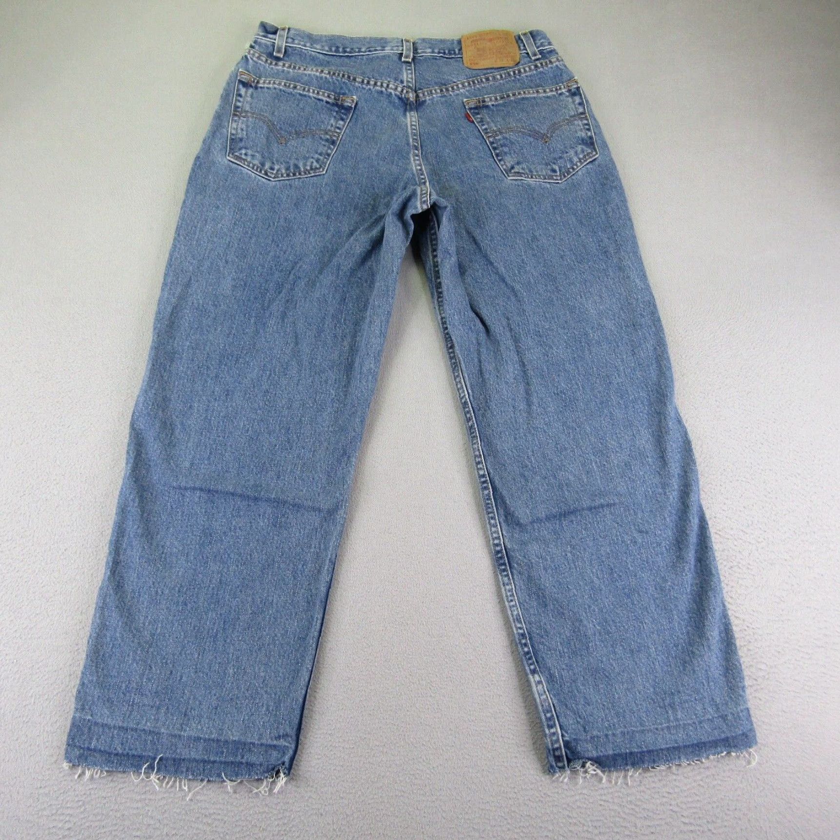 Levi's VINTAGE Levi's Jeans Men 36x28 Relaxed Fit Blue Denim 550 2000s Y2K Regular Cut Size US 34 / EU 50 - 5 Thumbnail