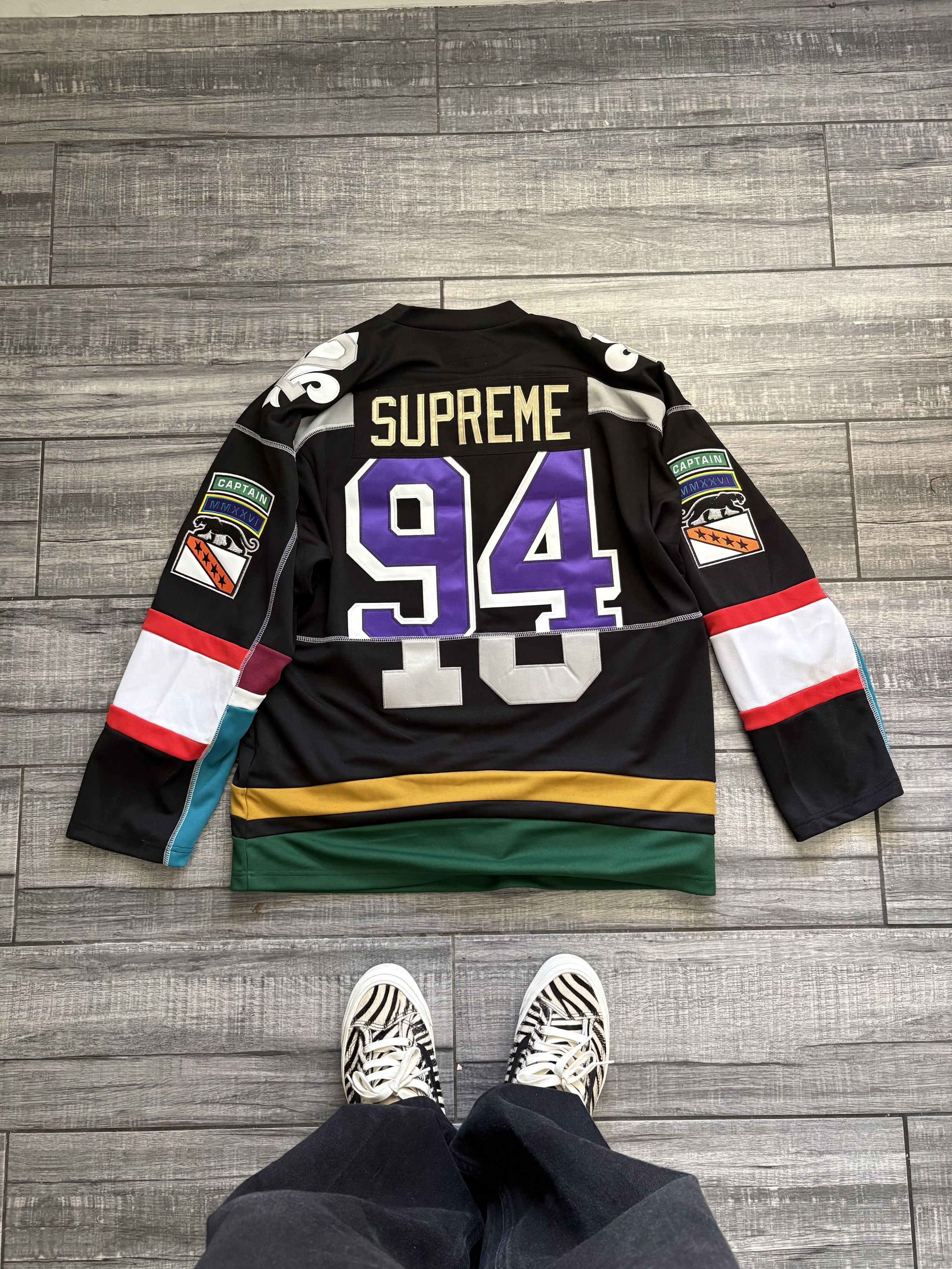 Supreme Supreme paneled hockey jersey Size US M / EU 48-50 / 2 - 2 Thumbnail