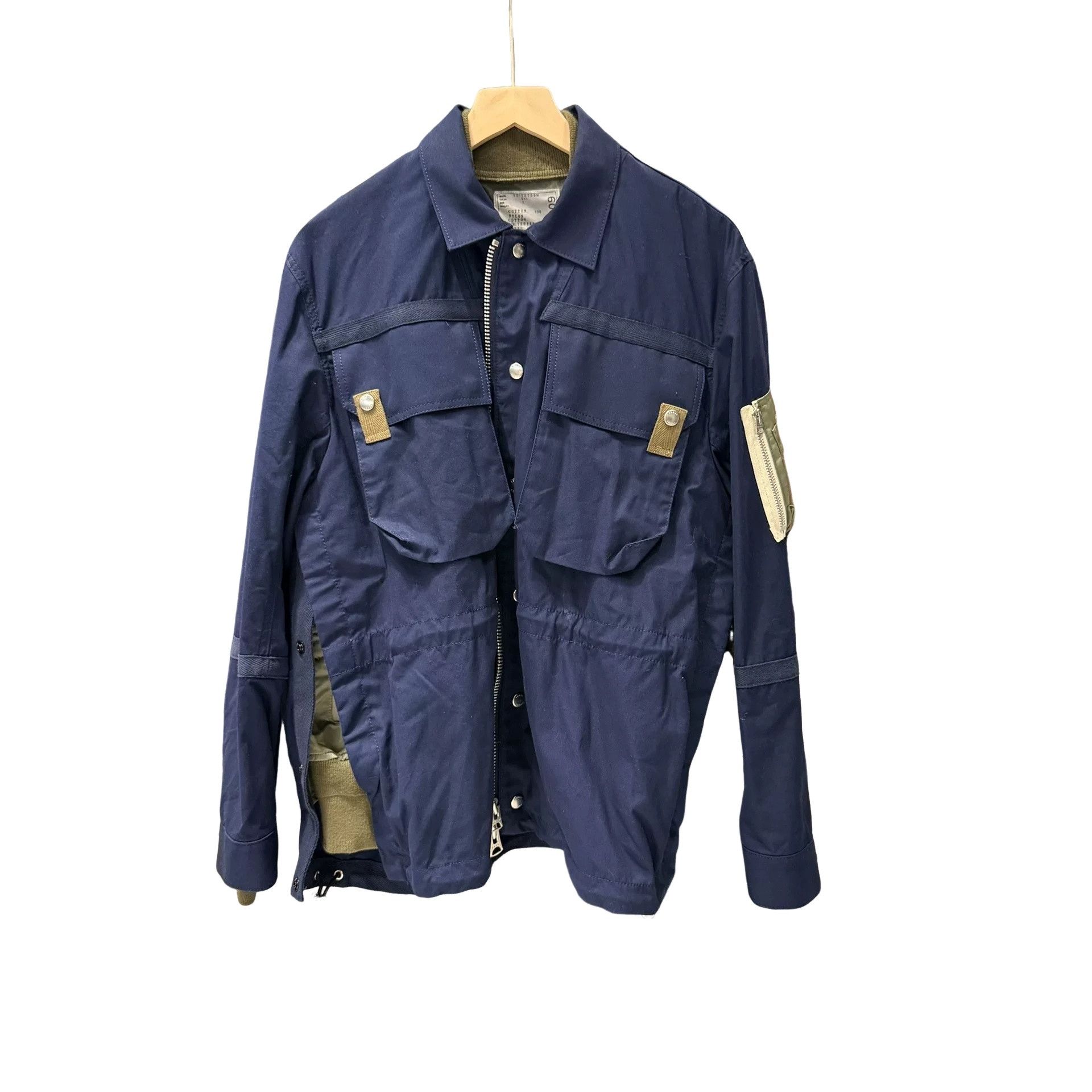 Sacai Sacai MA-1 Twill Blouson Jacket US M Size US M / EU 48-50 / 2 - 1 Thumbnail