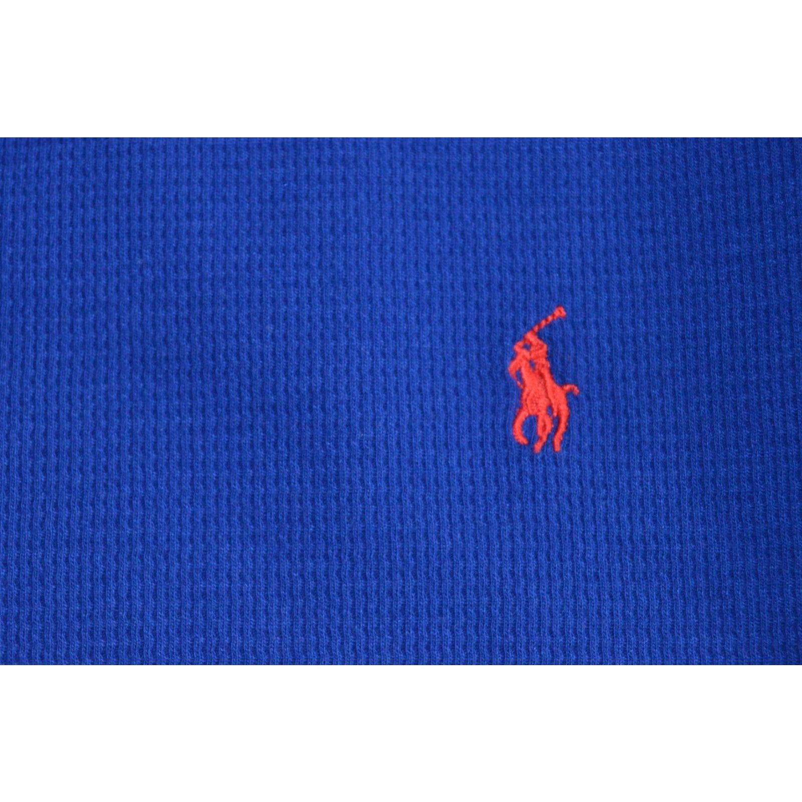 Polo Ralph Lauren Polo Ralph Lauren Mens Waffle Knit Long Sleeve Thermal Sleepwear Navy S Size US S / EU 44-46 / 1 - 4 Thumbnail
