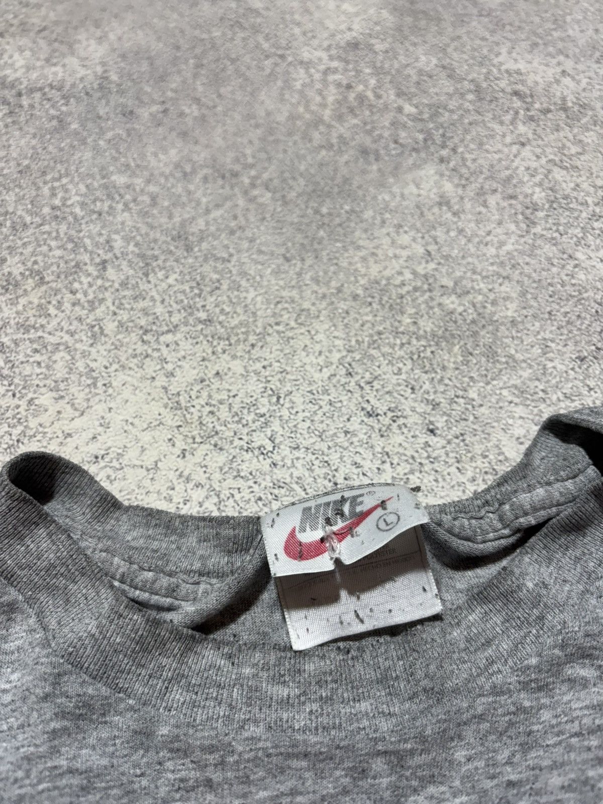 Nike × Vintage Vintage NIKE Big Logo Shut Up And Drive T-Shirt Gray Retro Size US M / EU 48-50 / 2 - 6 Thumbnail