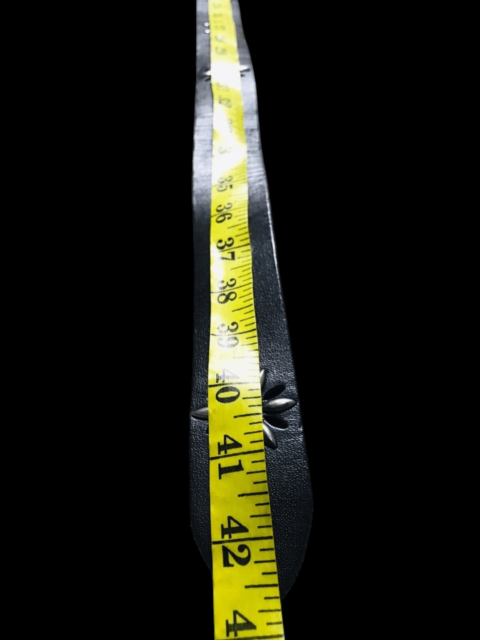 Handmade Leather Belt Metal Studded