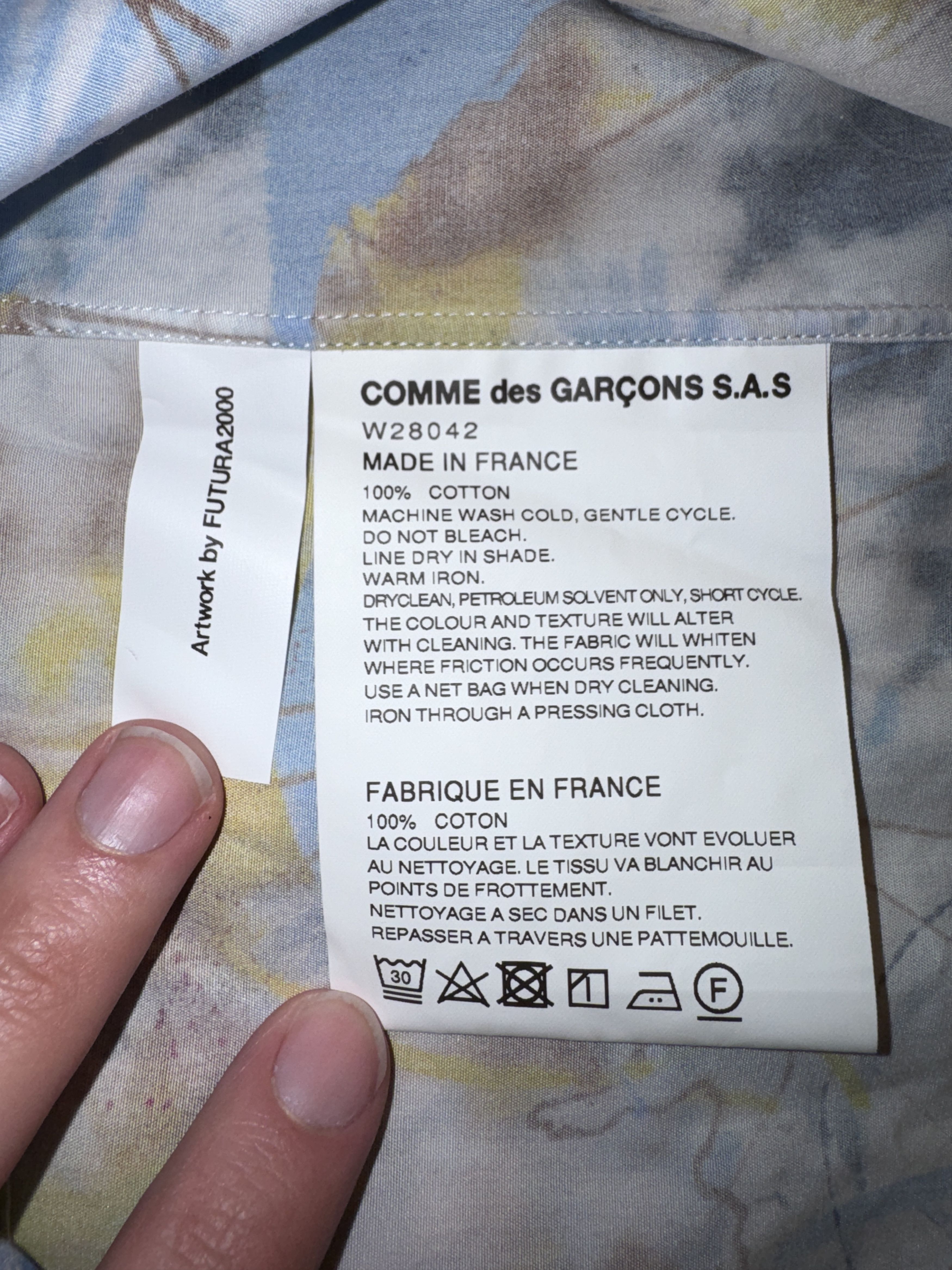 Comme des Garcons SHIRT Comme des Garcons SHIRT x FUTURA SHIRT Size US M / EU 48-50 / 2 - 4 Thumbnail