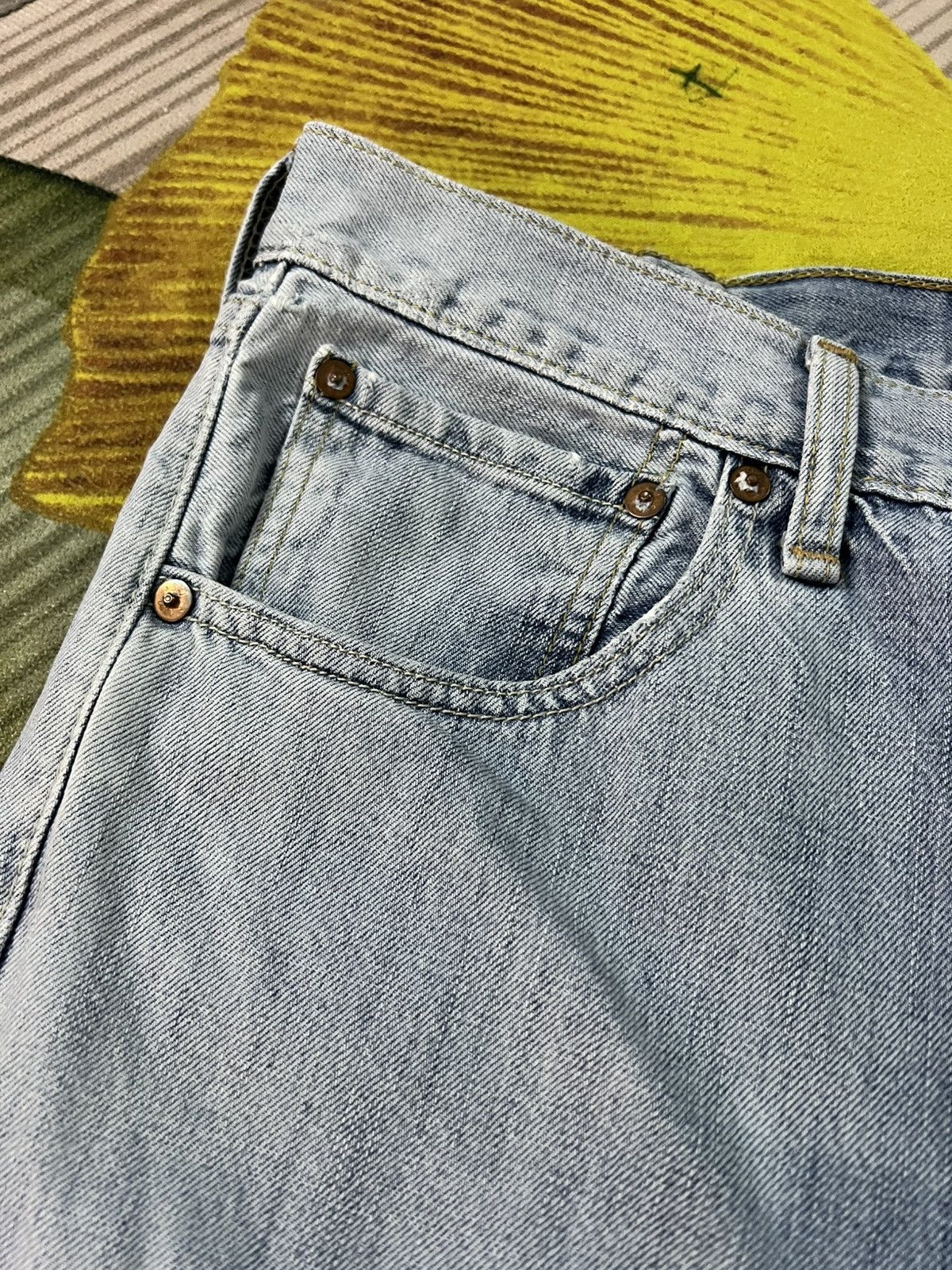 Levi's 💥Baggy💥Vintage Levi’s 503 Faded Jean Size US 34 / EU 50 - 11 Thumbnail