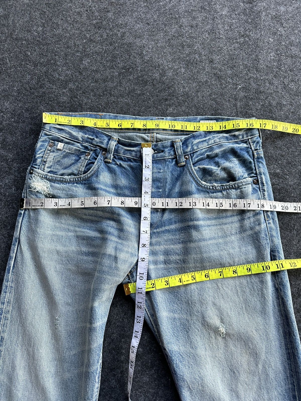 Edwin × Hysteric Glamour × Vintage Vintage Edwin 544 Selvedge Washed Blue Denim D474 Size US 32 / EU 48 - 8 Thumbnail