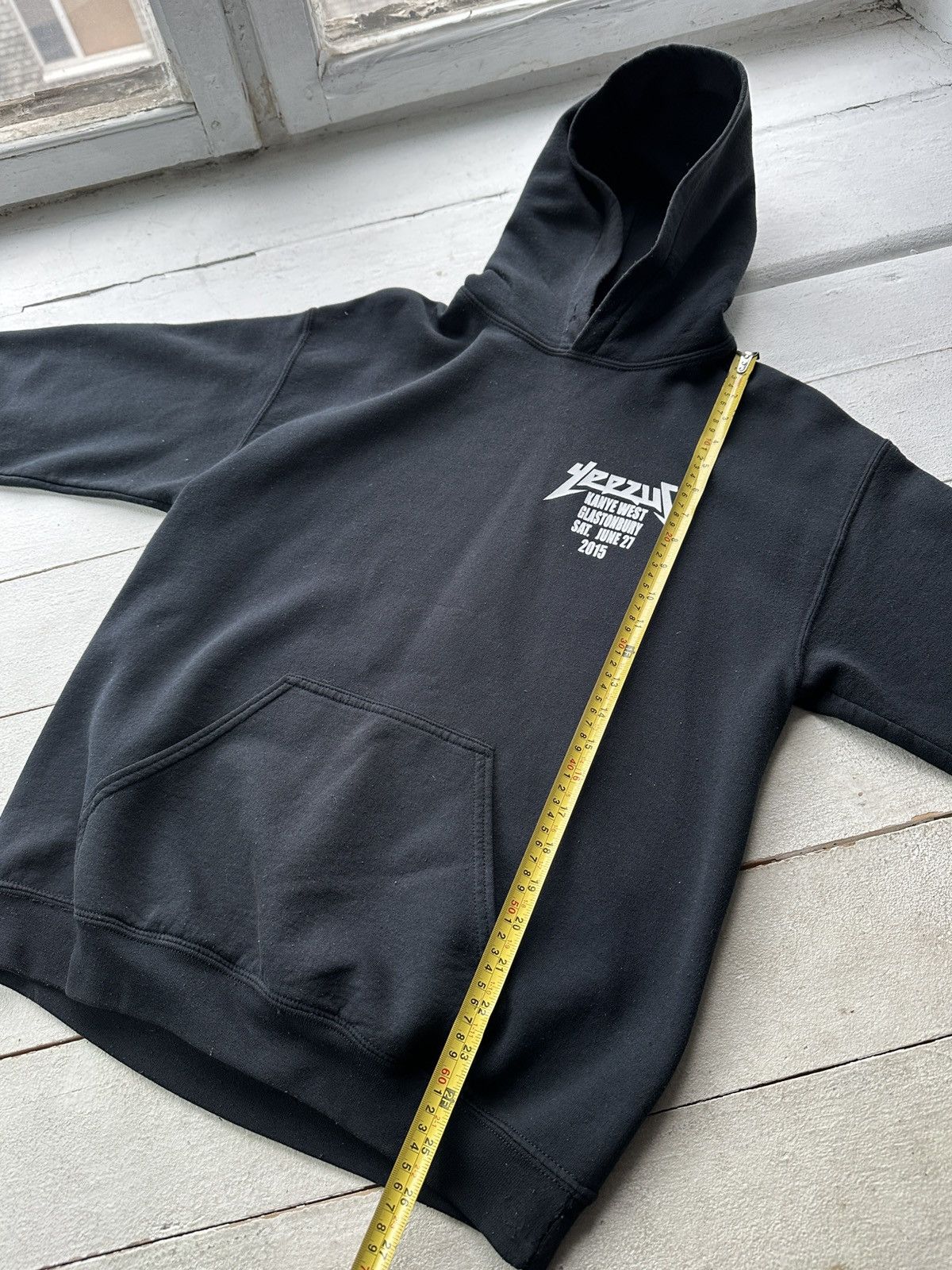 Other 🚨 YEEZUS KANYE WEST BAGGY BOXY SK8 HOODIE GLASTONBURY RARE Size US M / EU 48-50 / 2 - 14 Thumbnail