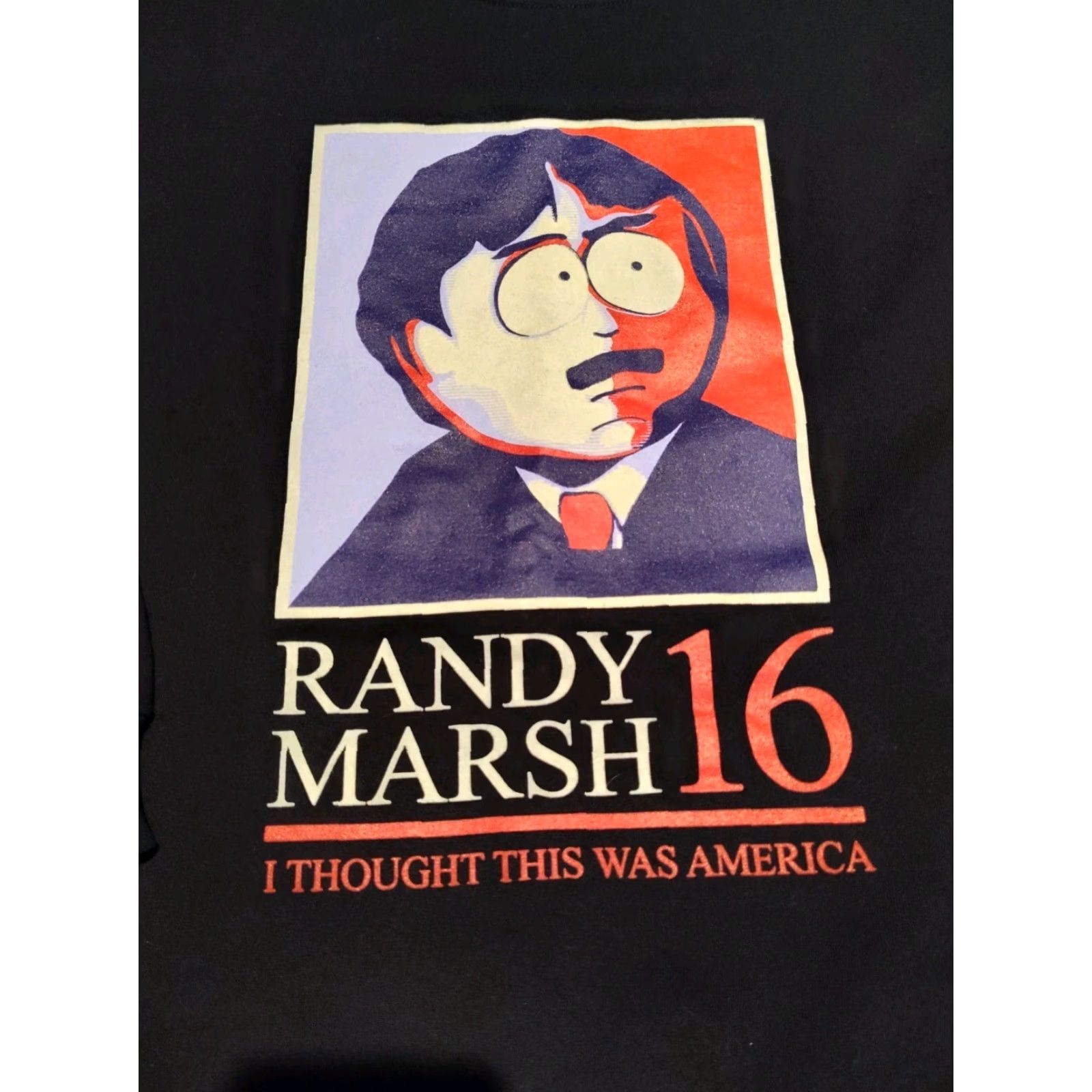 Gildan Gildan South Park Randy Marsh For President 2016 Fleece Sweatshirt Black Size L EUC Size US L / EU 52-54 / 3 - 2 Thumbnail