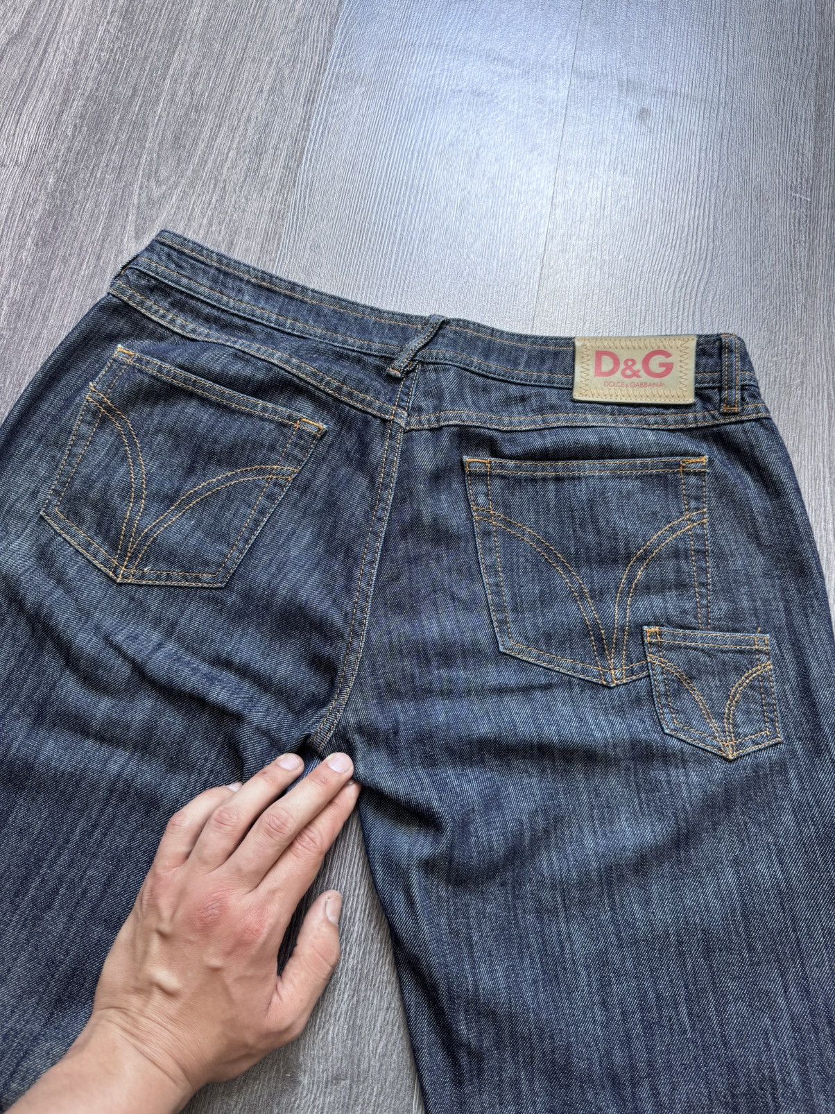 Dolce & Gabbana Vintage Dolce Gabbana Navy Denim Pants Size US 31 - 9 Thumbnail