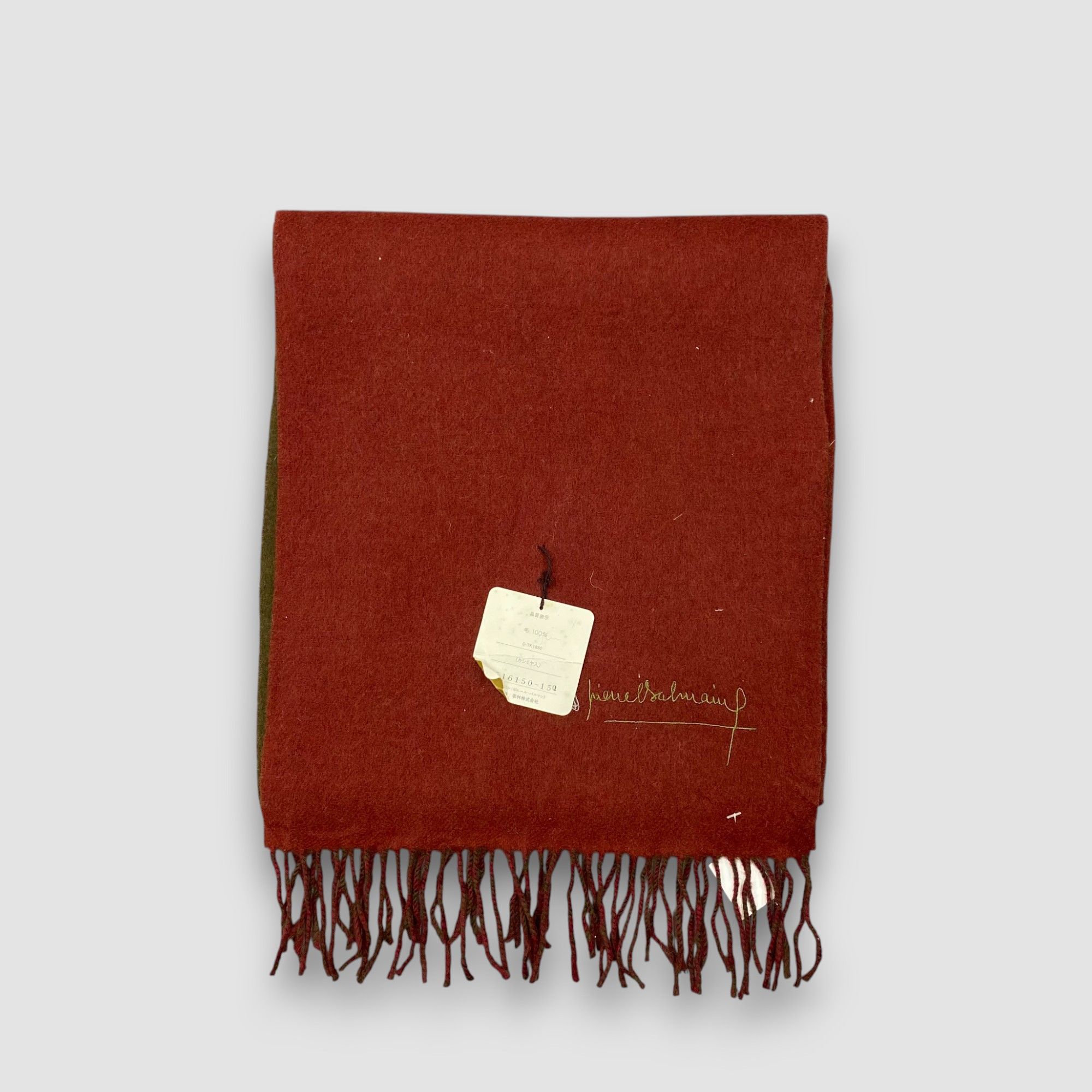 Pierre Balmain NWT Vintage Pierre Balmain Scarf Muffler Wool Winter Scarves Size ONE SIZE - 3 Thumbnail