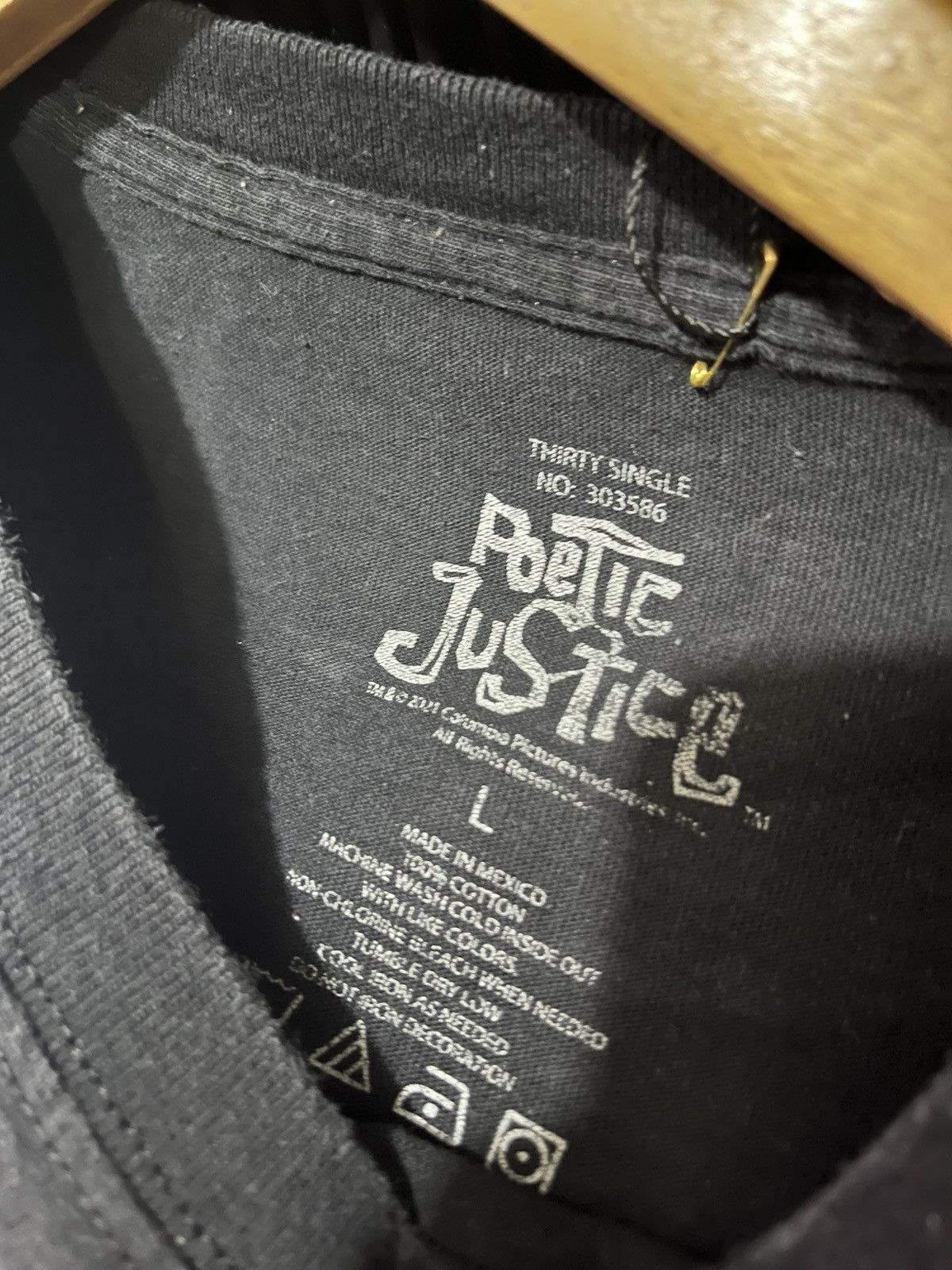 Band Tees Tupac Shakur Poetic Justice 2Pac Long Sleeve Tee Shirt Size US L / EU 52-54 / 3 - 5 Thumbnail