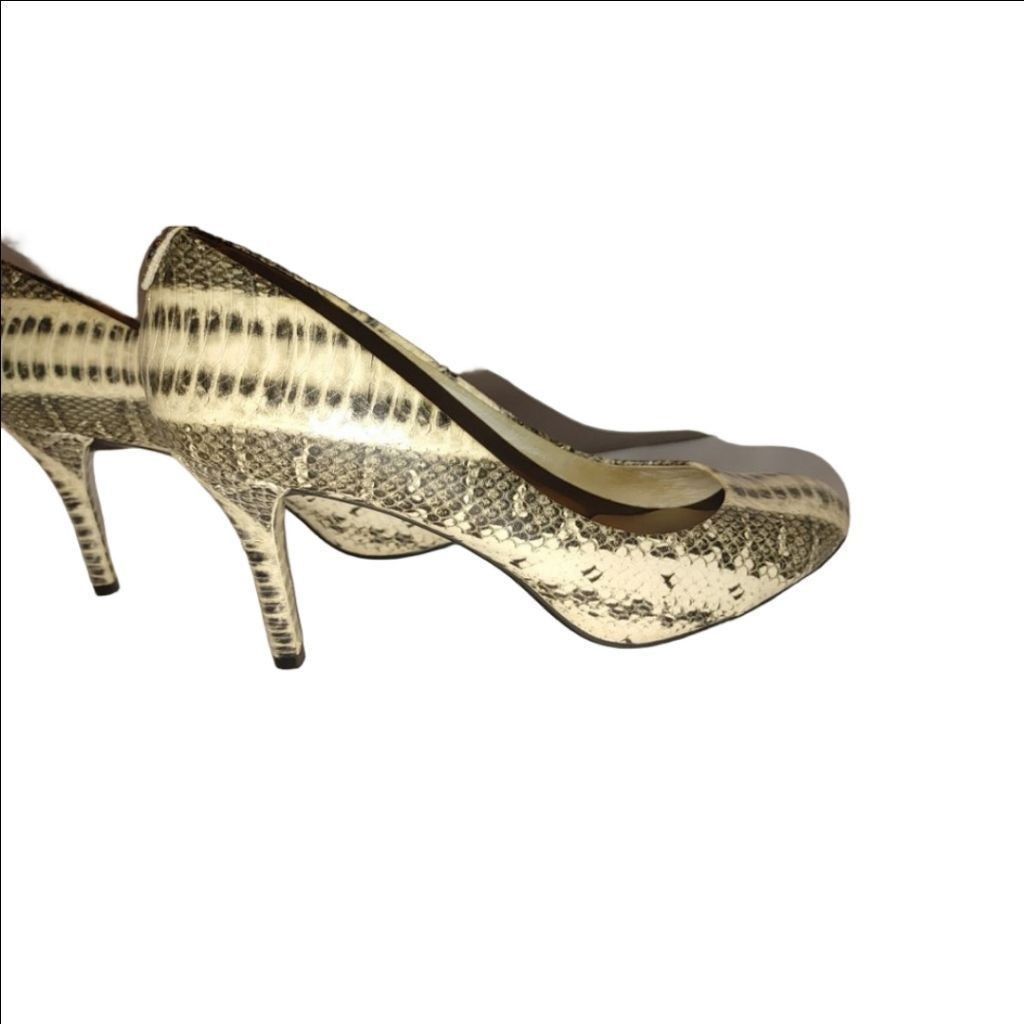 Michael Kors Michael Kors Cairo Snakeskin Heels Size 10M Size US 10 / IT 40 - 1 Thumbnail