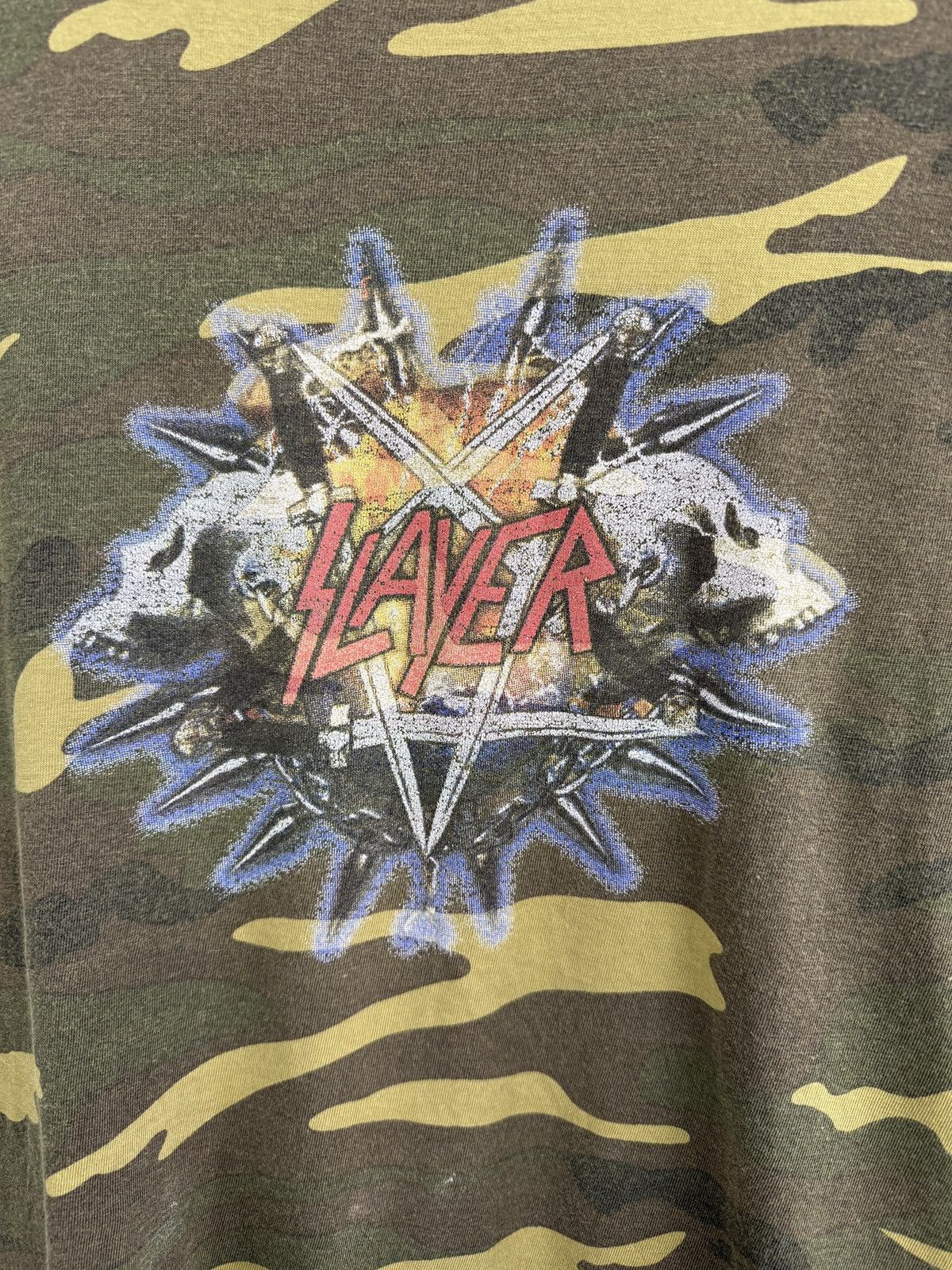 Slayer 🇺🇸 Vintage Slayer The Unholy Alliance Tour Chapter III 2008 Size US XL / EU 56 / 4 - 5 Thumbnail