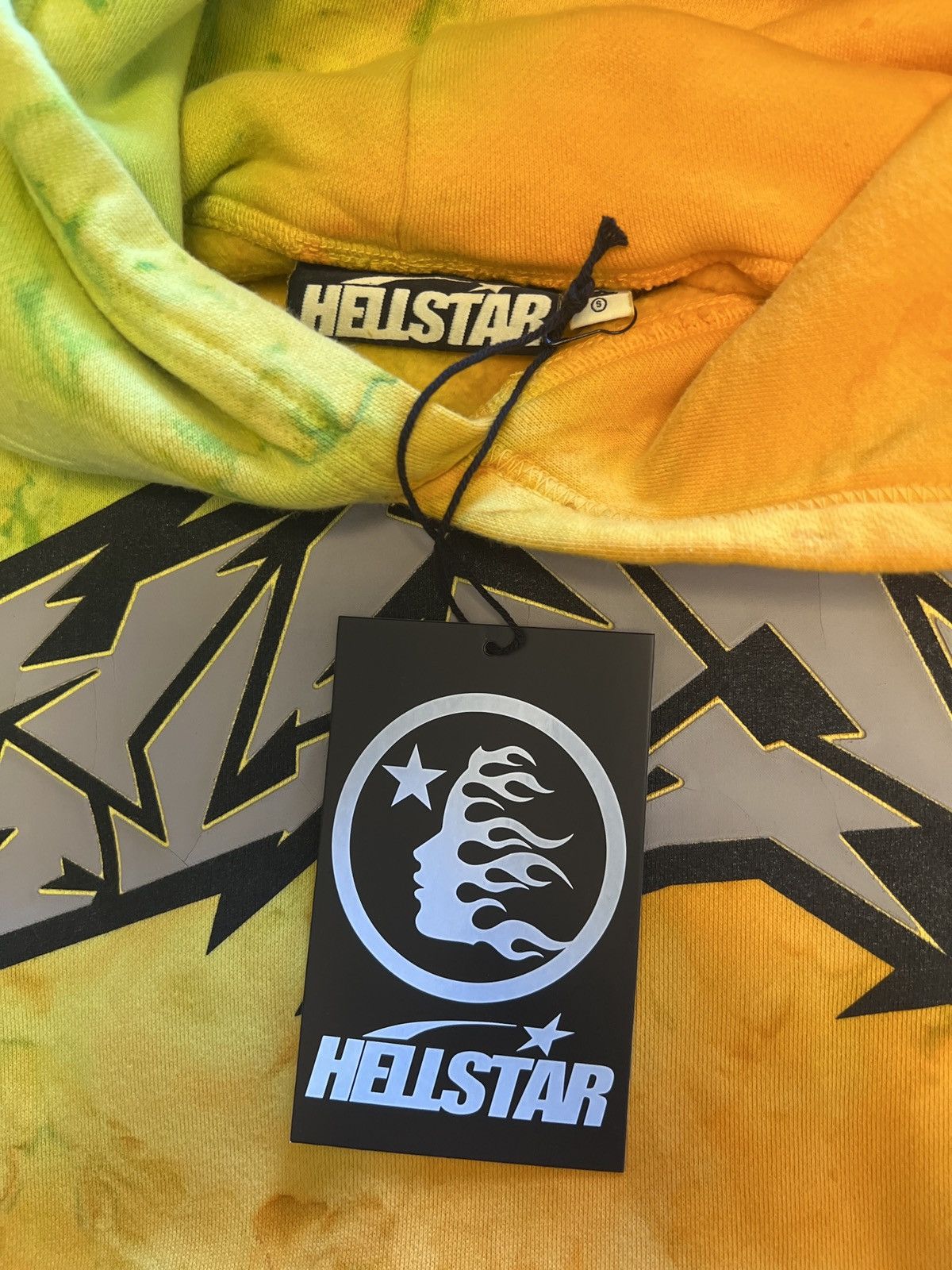 HELLSTAR Hellstar holloween drop vomit tie die hoodie Size US S / EU 44-46 / 1 - 9 Thumbnail