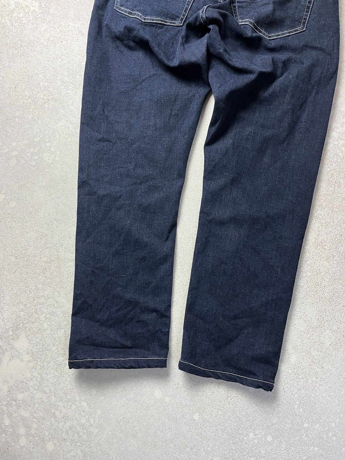 Vintage DDP Tramarossa Leonardo D524 BLU RINSE Jeans Pants Luxury Size US 33 - 5 Thumbnail