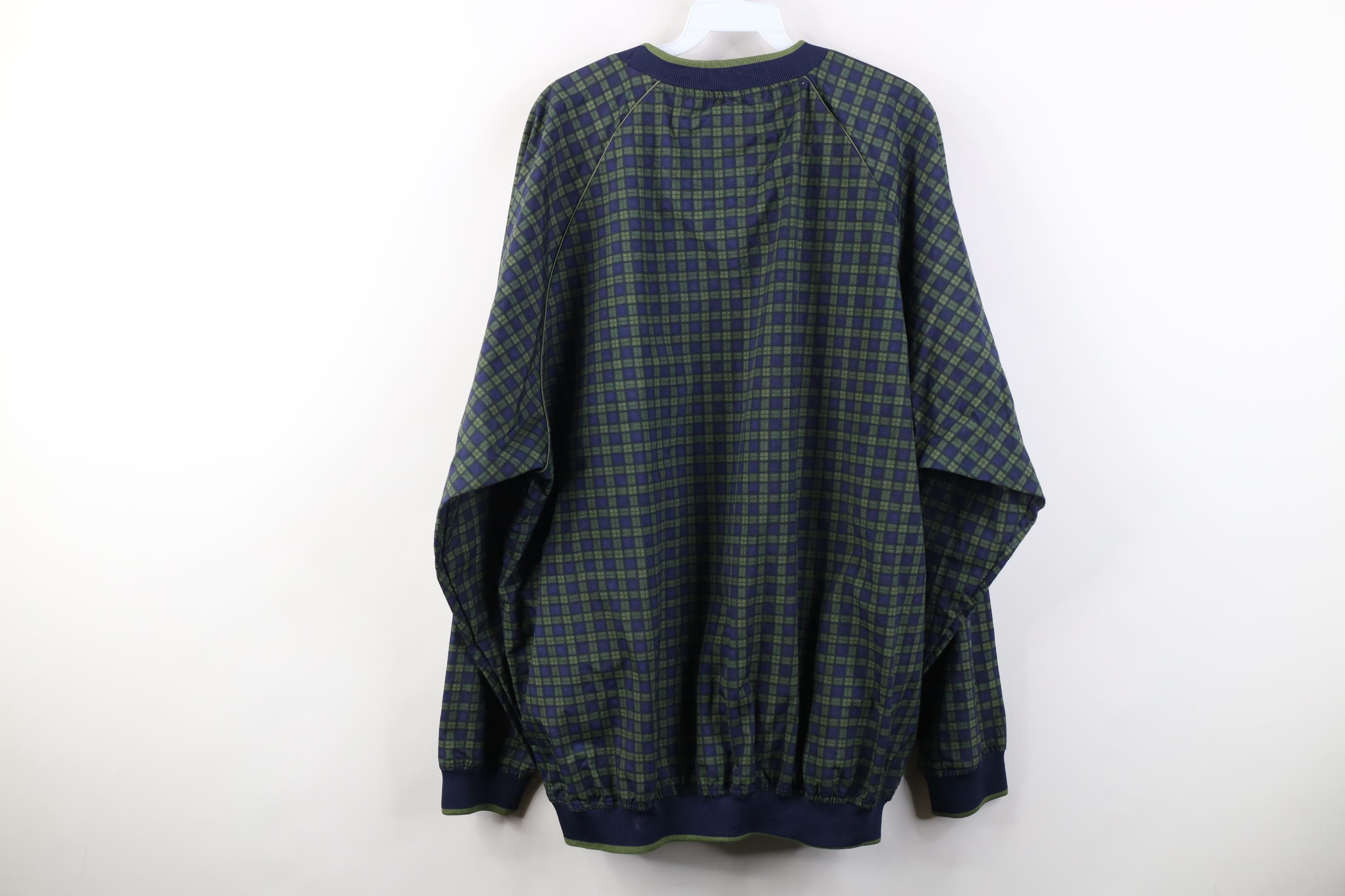 Vintage Vintage 90s Streetwear Pullover Windbreaker Jacket Plaid Size US XL / EU 56 / 4 - 9 Thumbnail