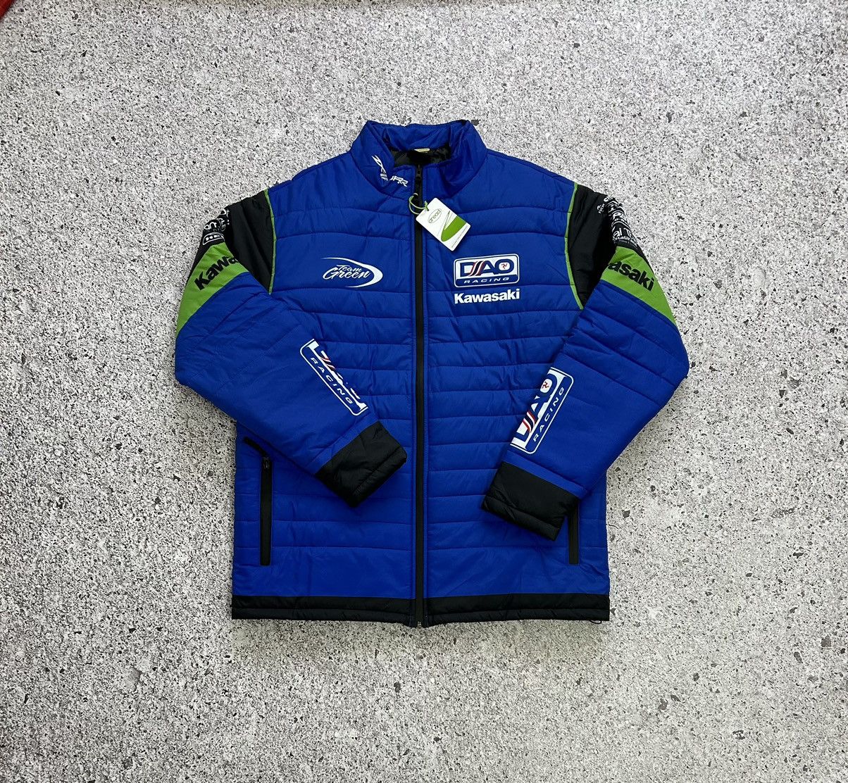 Japanese Brand × NASCAR New Dao Racing Kawasaki Green Team Racing Jacket Size US XXL / EU 58 / 5 - 3 Thumbnail