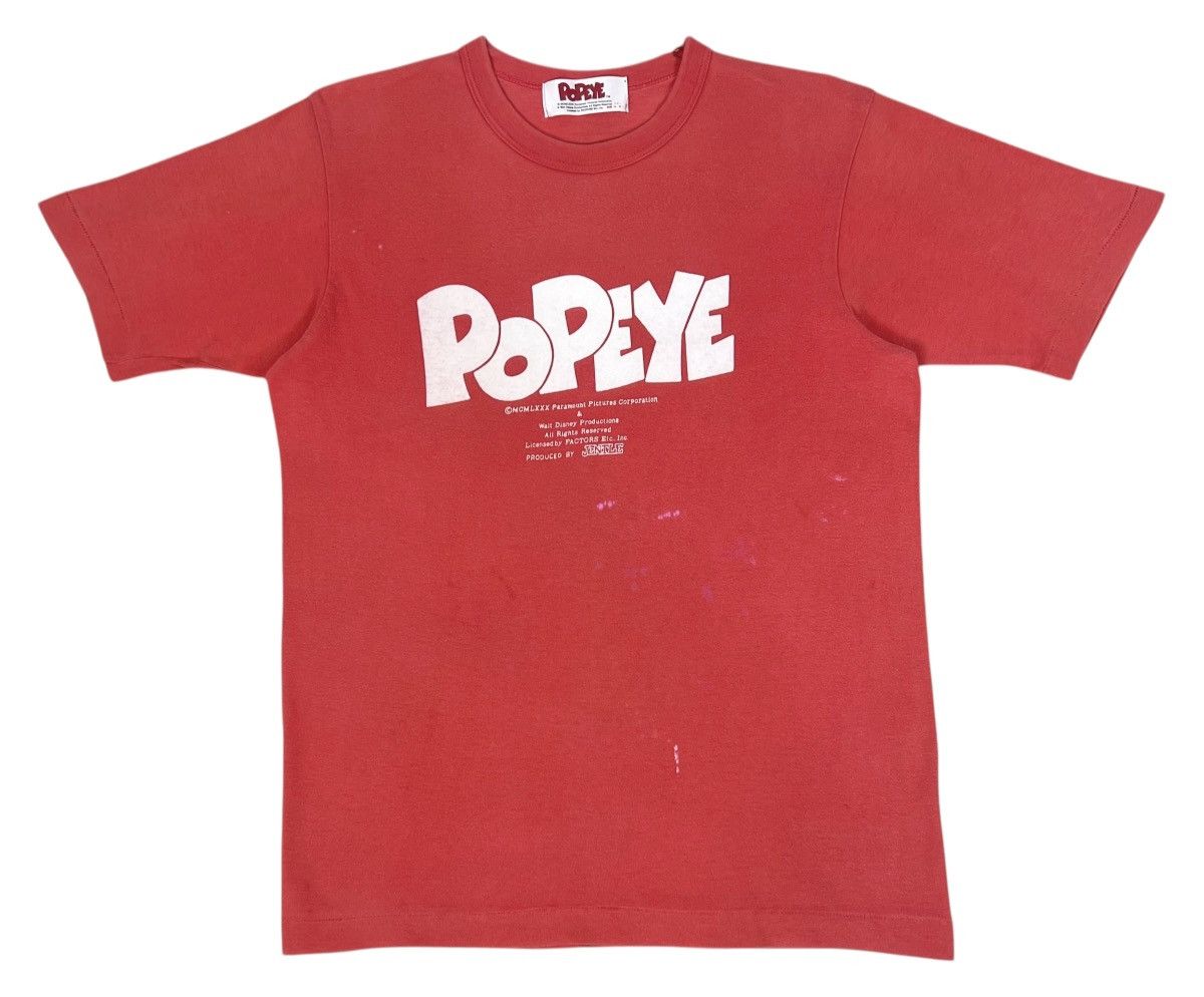 Anime × Cartoon Network × Vintage 80s Vintage POPEYE Tee Size US M / EU 48-50 / 2 - 1 Thumbnail