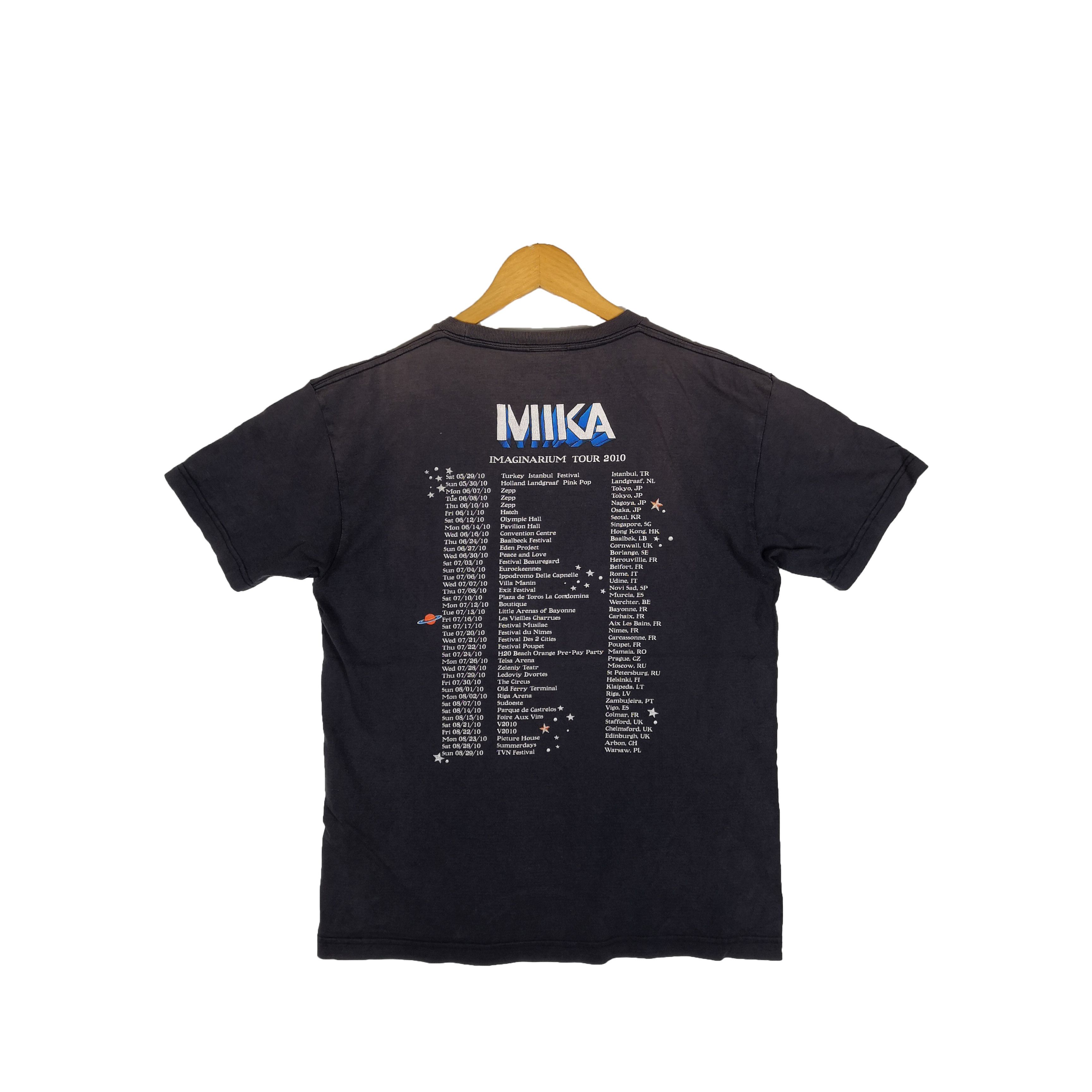 Band Tees × Vintage Vintage MIKA Imaginaerum T-Shirt Japanese Tour 2010 Tee Size US M / EU 48-50 / 2 - 2 Thumbnail