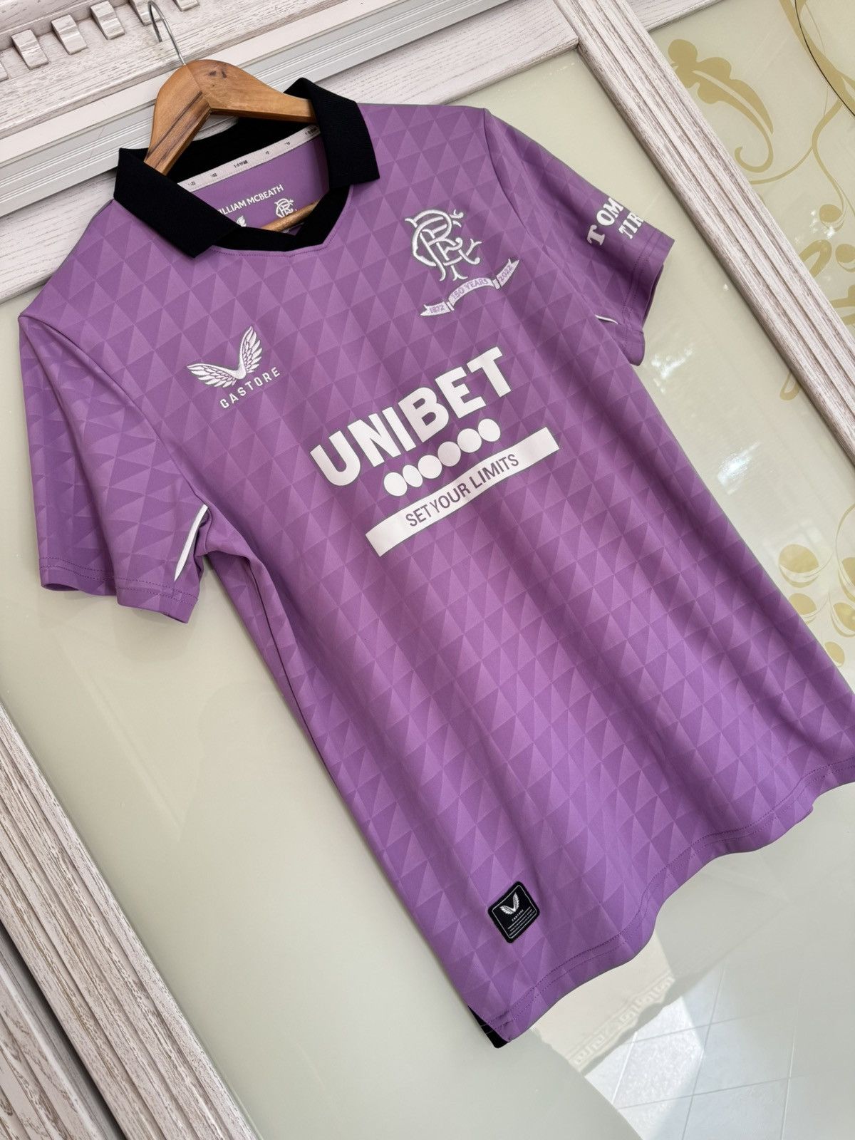Castore Rangers Glasgow 2021-2022 Third Soccer Jersey Football Kit Size US S / EU 44-46 / 1 - 5 Thumbnail