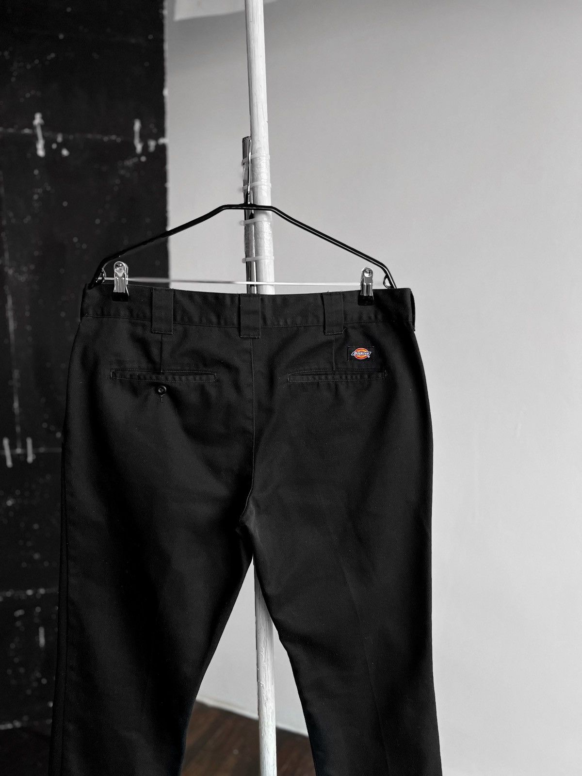Designer × Dickies Dickies Mens Black Slim Fit Casual Pants Zipper Closure Size US 36 / EU 52 - 4 Thumbnail