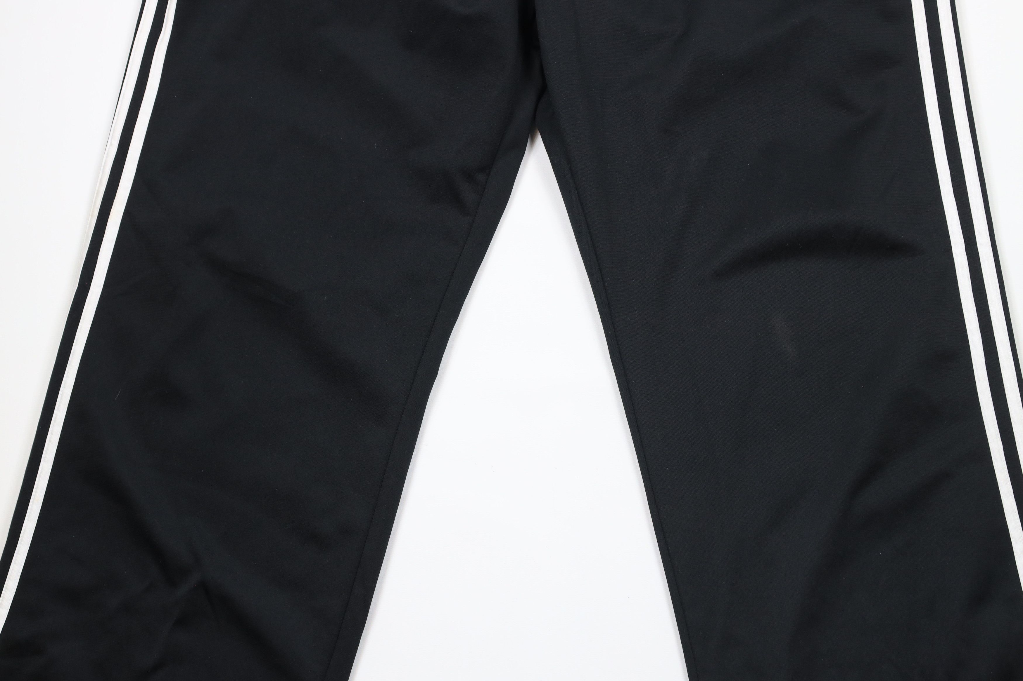 Adidas × Vintage Vintage Y2K Adidas Striped Wide Leg Sweatpants Pants Black Size 38" / US 16 / IT 52 - 3 Thumbnail