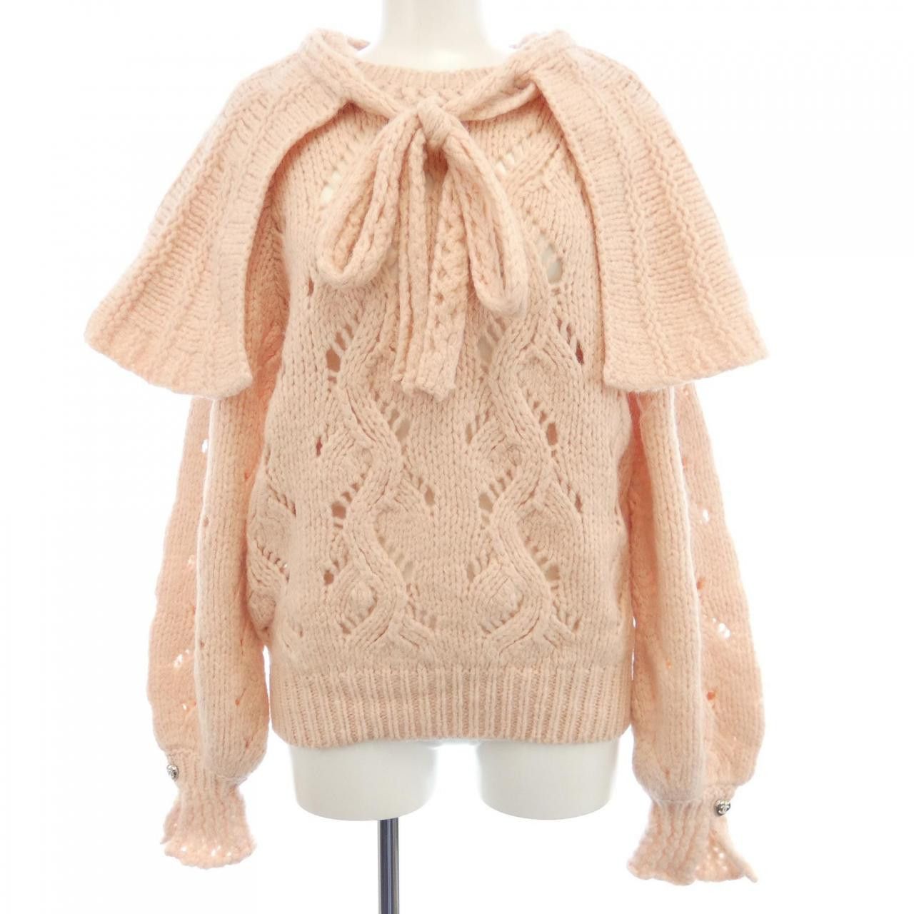 Chanel Chanel Chanel P71442K10236 Knitwear Cotton Tops P71442K10236 21B DUTY FREE for USA Size ONE SIZE - 1 Thumbnail