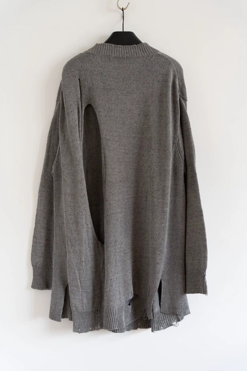 Yohji Yamamoto Yohji Yamamoto 21ss Destruction Cutout Knitted Sweater 2506 Size US L / EU 52-54 / 3 - 4 Thumbnail