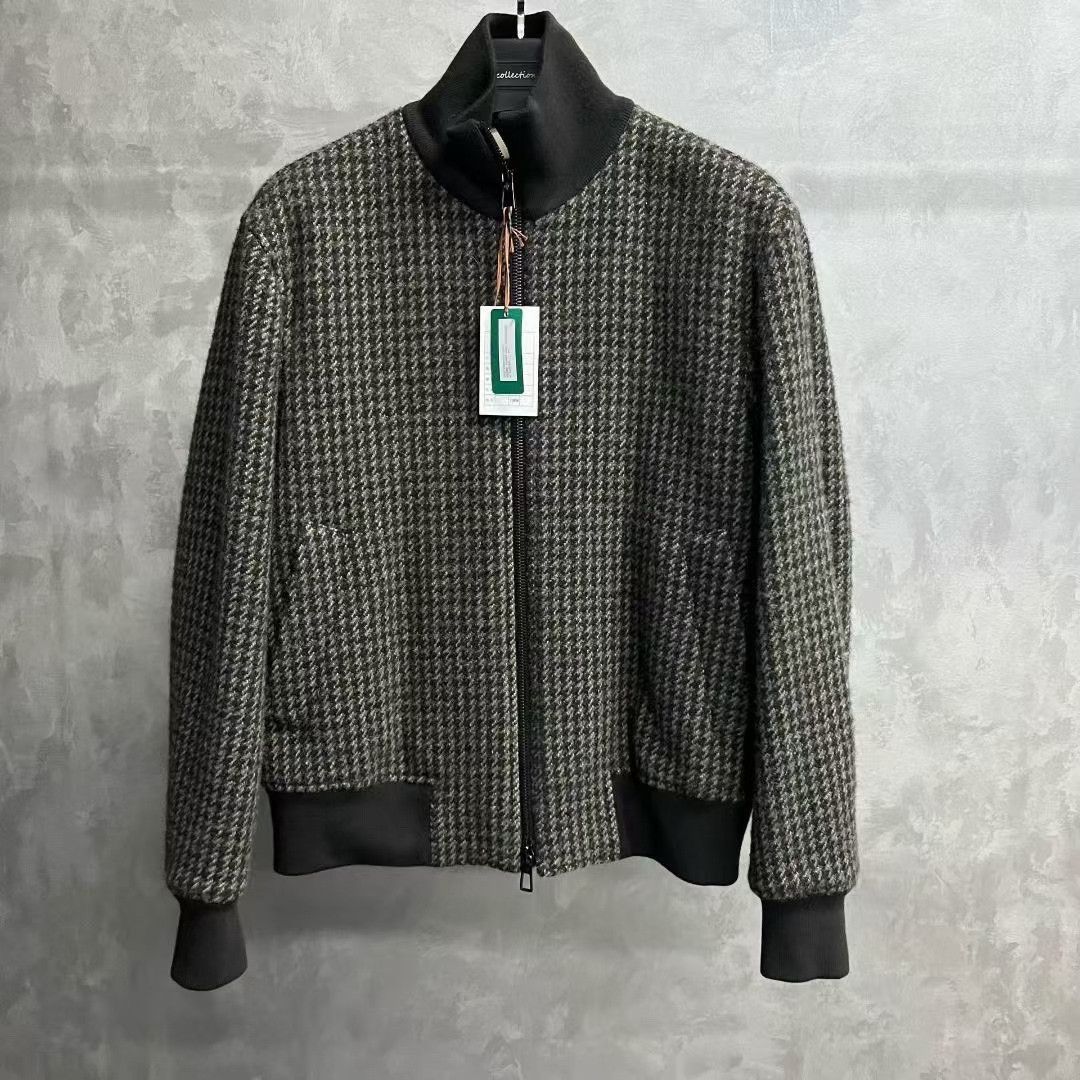 Loro Piana Loro Piana Wool Plaid Brown Light Jacket m Men Size US M / EU 48-50 / 2 - 1 Thumbnail