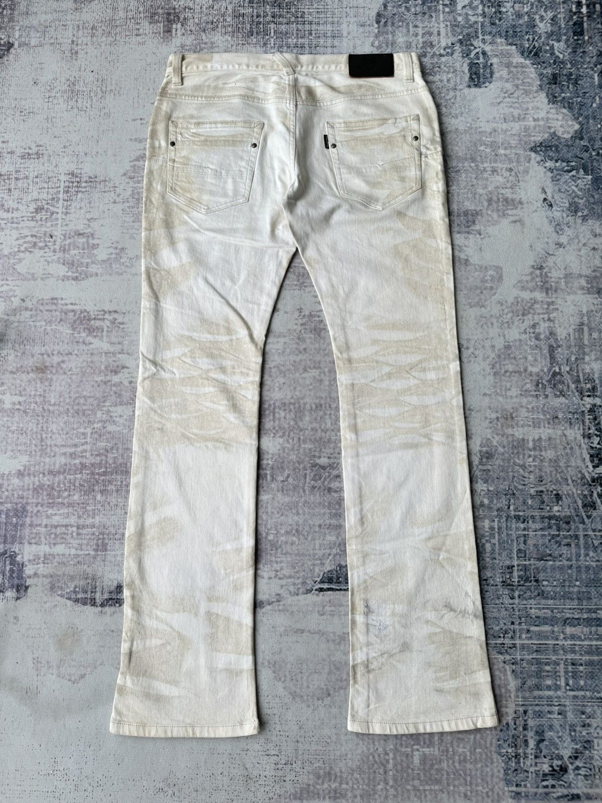 Tornado Mart Tornado Mart Flared Washed Denim / GOA Style Size US 35 - 9 Thumbnail