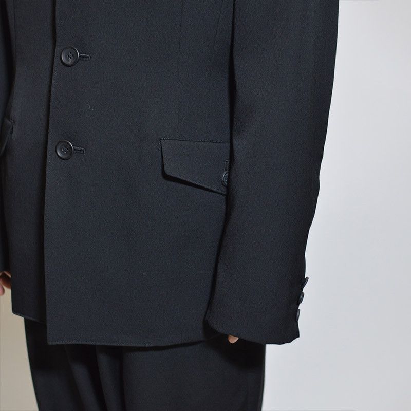 Yohji Yamamoto Yohji Yamamoto Pour Homme HOOK COLLAR 5 SINGLE JACKET BLAZER Size US L / EU 52-54 / 3 - 9 Thumbnail