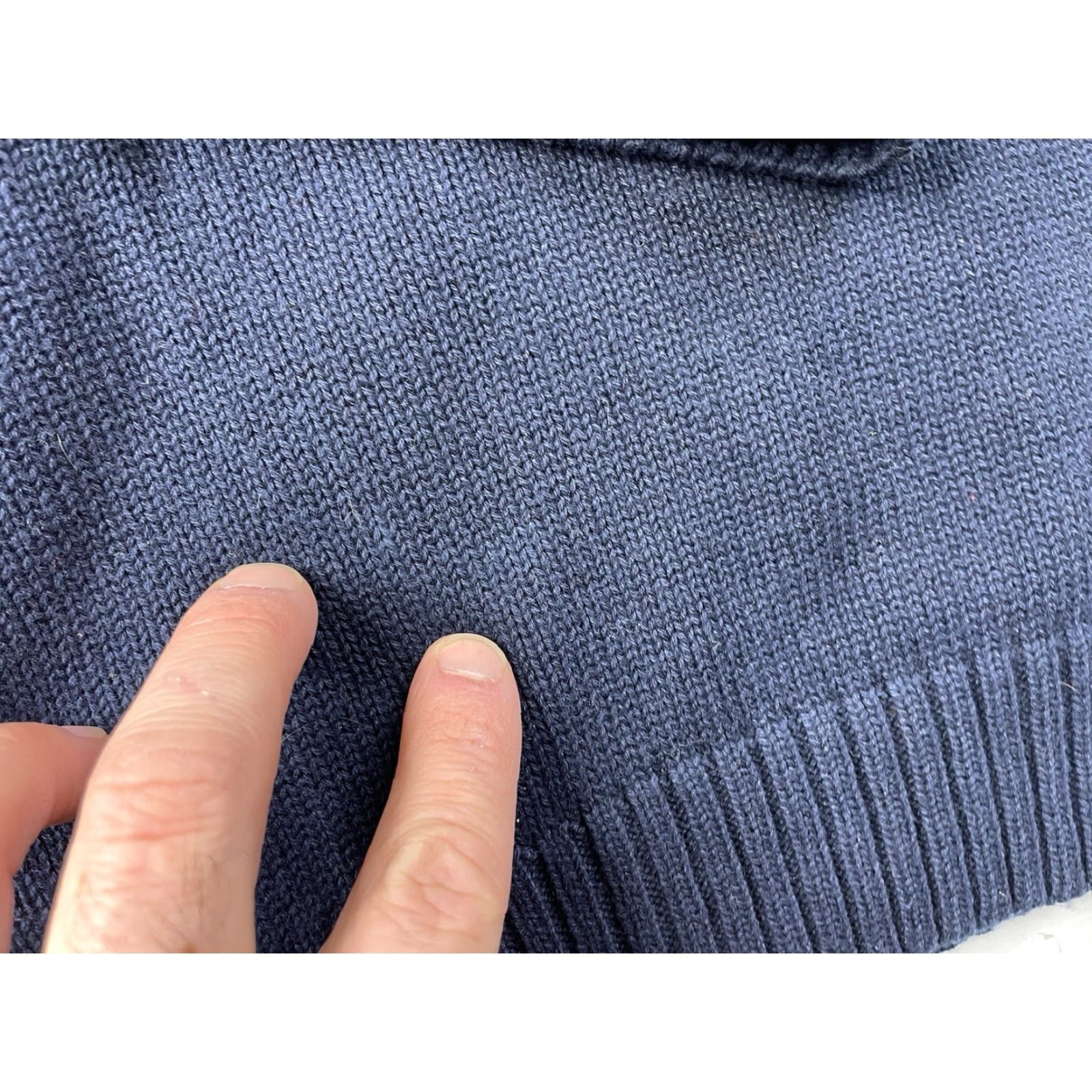 Ralph Lauren VINTAGE Chaps Ralph Lauren Flag Sweater Logo XXL Mens Knit Cotton Pullover Knit Blue 2XL Mens Logo Flag USA Size US XXL / EU 58 / 5 - 5 Thumbnail