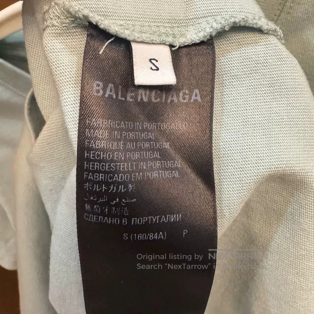 Balenciaga Balenciaga Blue Lock Short Sleeve Top. Size US S / EU 44-46 / 1 - 4 Thumbnail