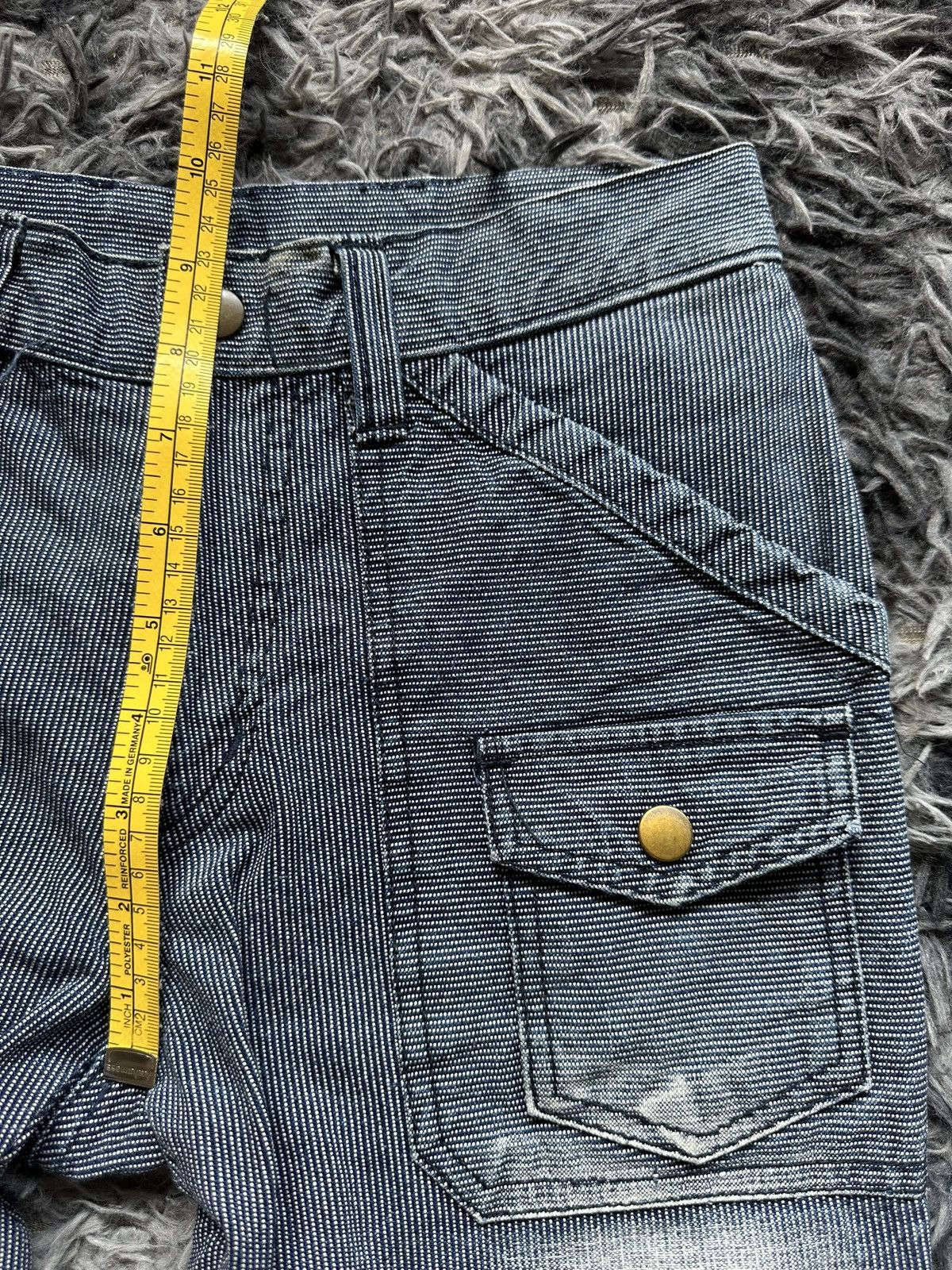 5351 POUR LES HOMMES 00's ABAHOUSE wabash striped denim jeans Size US 28 / EU 44 - 12 Thumbnail